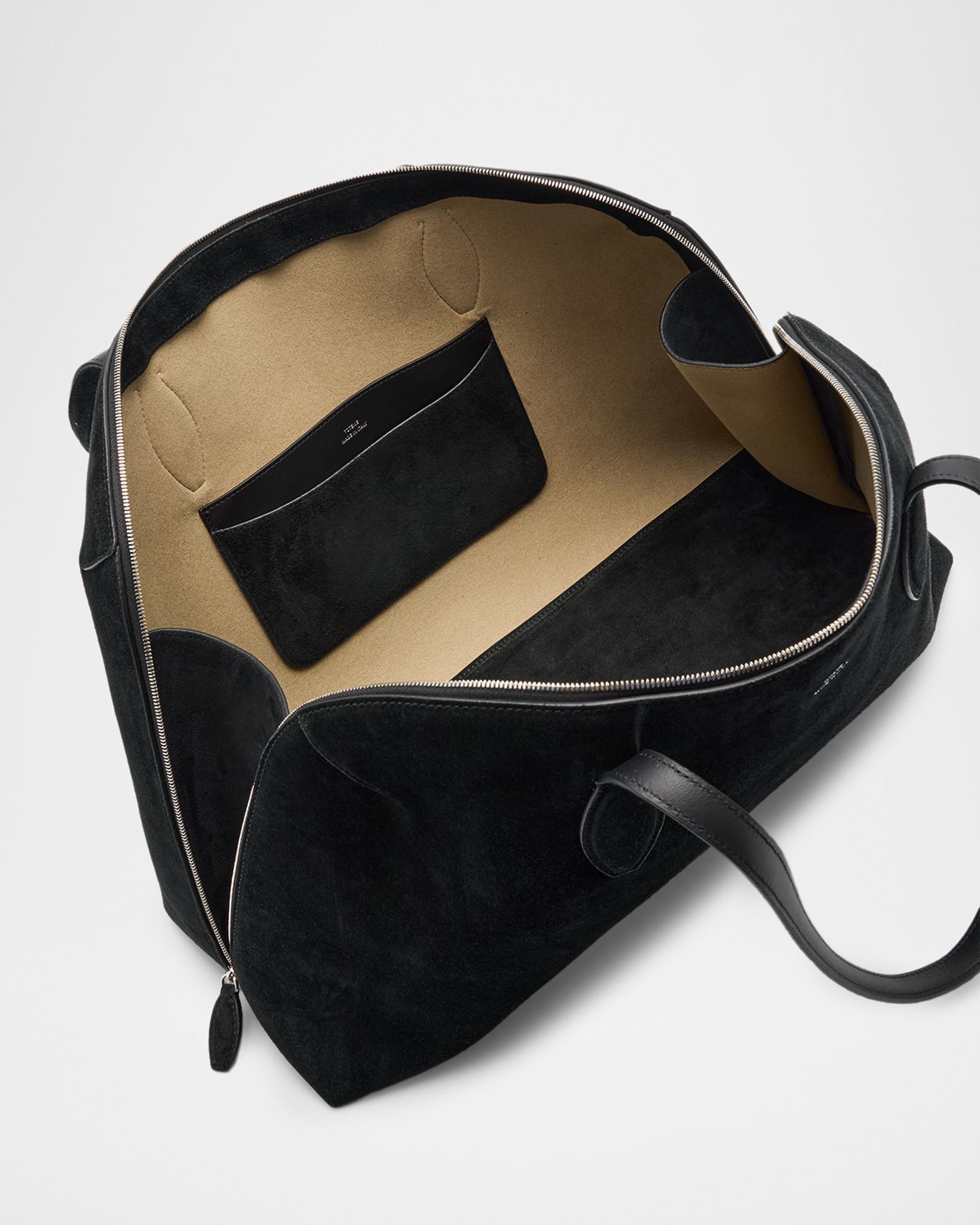 <試着のみ＞TOTEMEトーテム・黒・スエードスクエアトゥミュール・39 Toteme Suede Day Tote Bag | Neiman Marcus