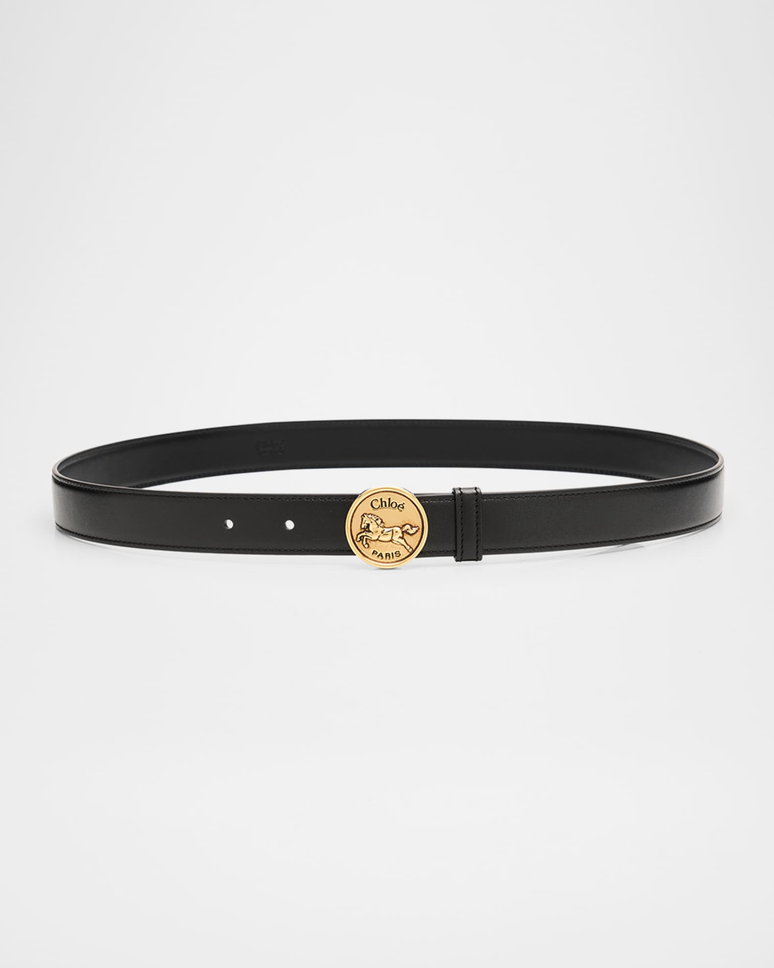 Horse Medal Leather Belt 0