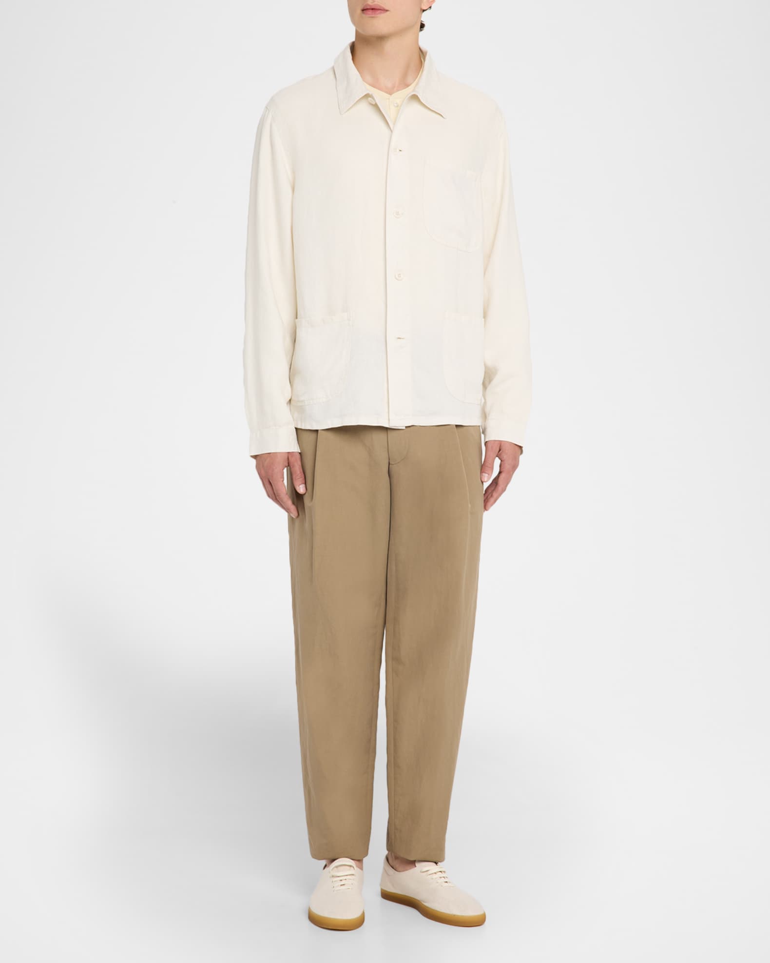 Men's Linen Utility Jacket 1