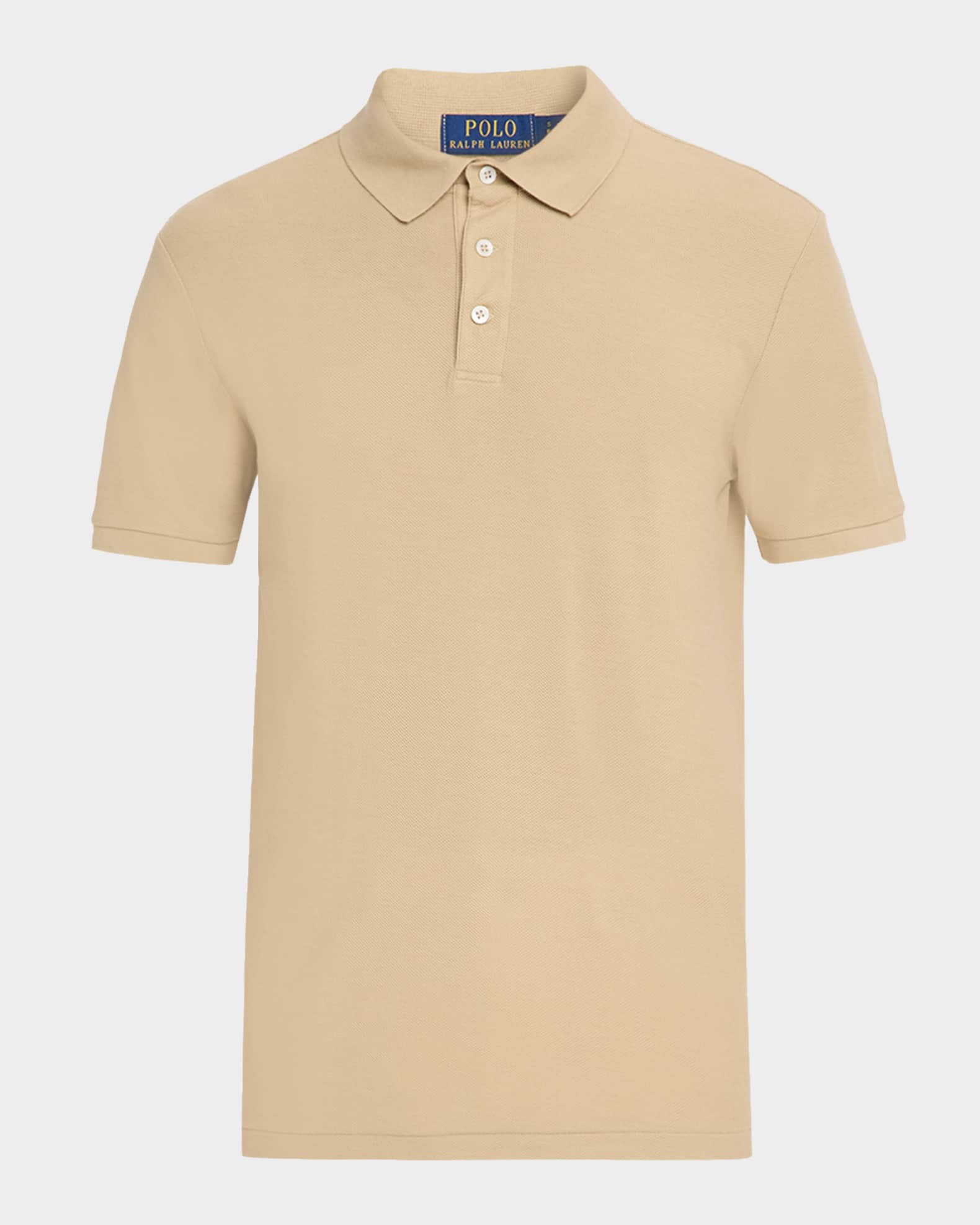 Men's Standard Fit Honeycomb Mesh Polo Shirt 0