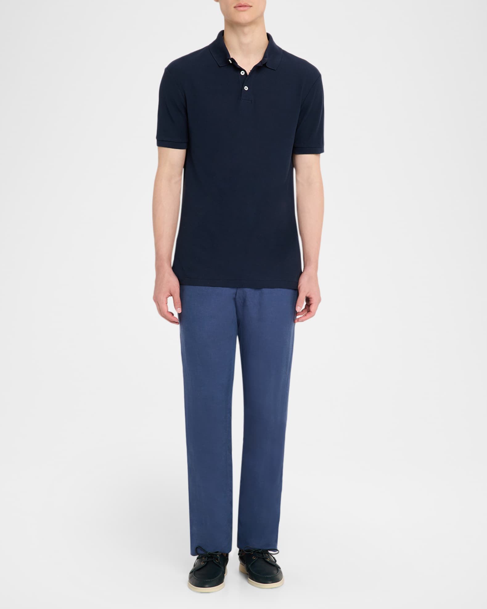 Men's Standard Fit Honeycomb Mesh Polo Shirt 1