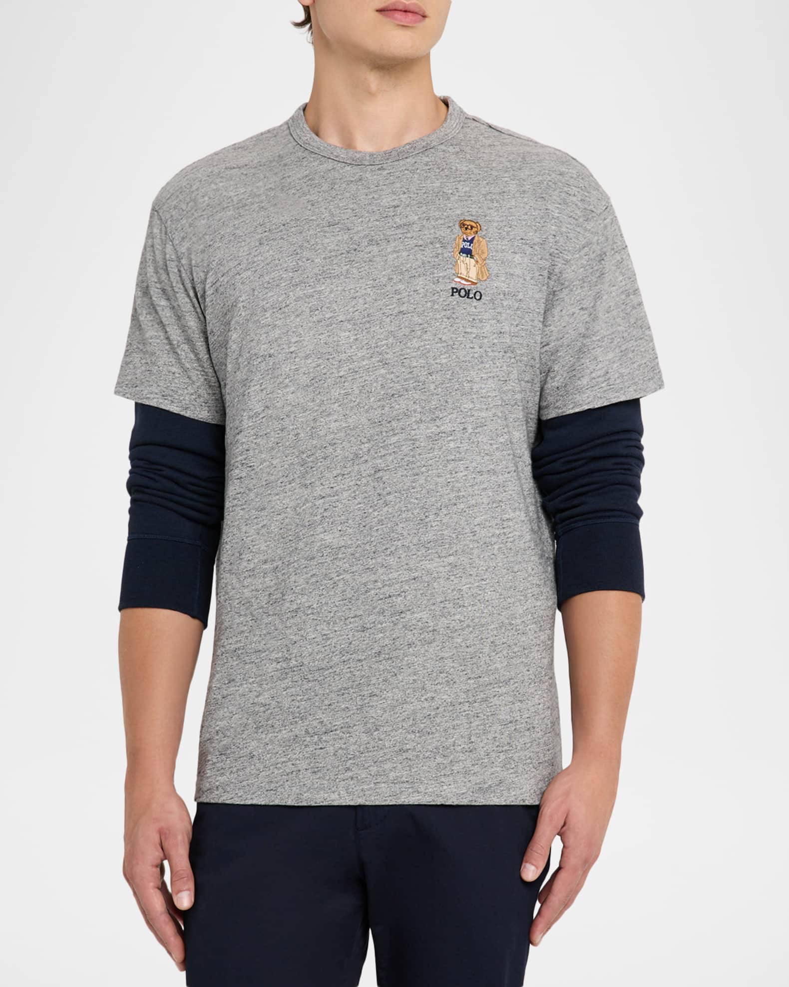 Polo Ralph Lauren Men's Classic Polo Bear Slub Jersey T-Shirt | Neiman ...