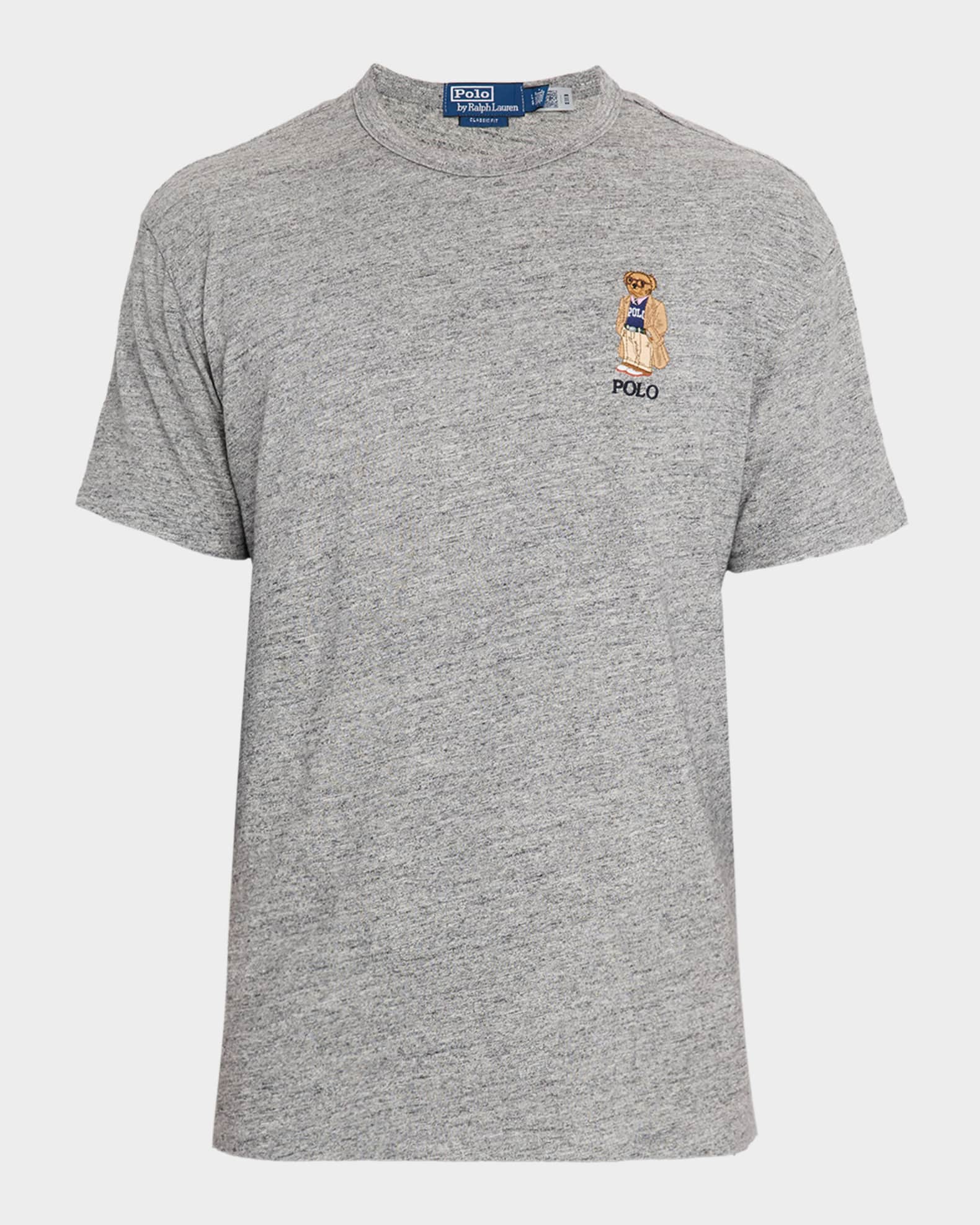 Men's Classic Polo Bear Slub Jersey T-Shirt 0