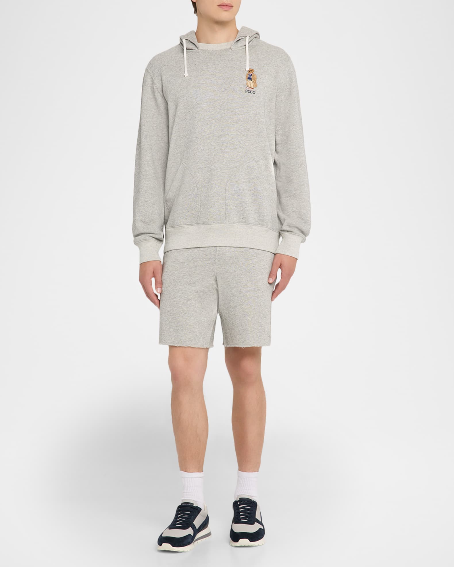 Men's Polo Bear Fleece Hoodie 1