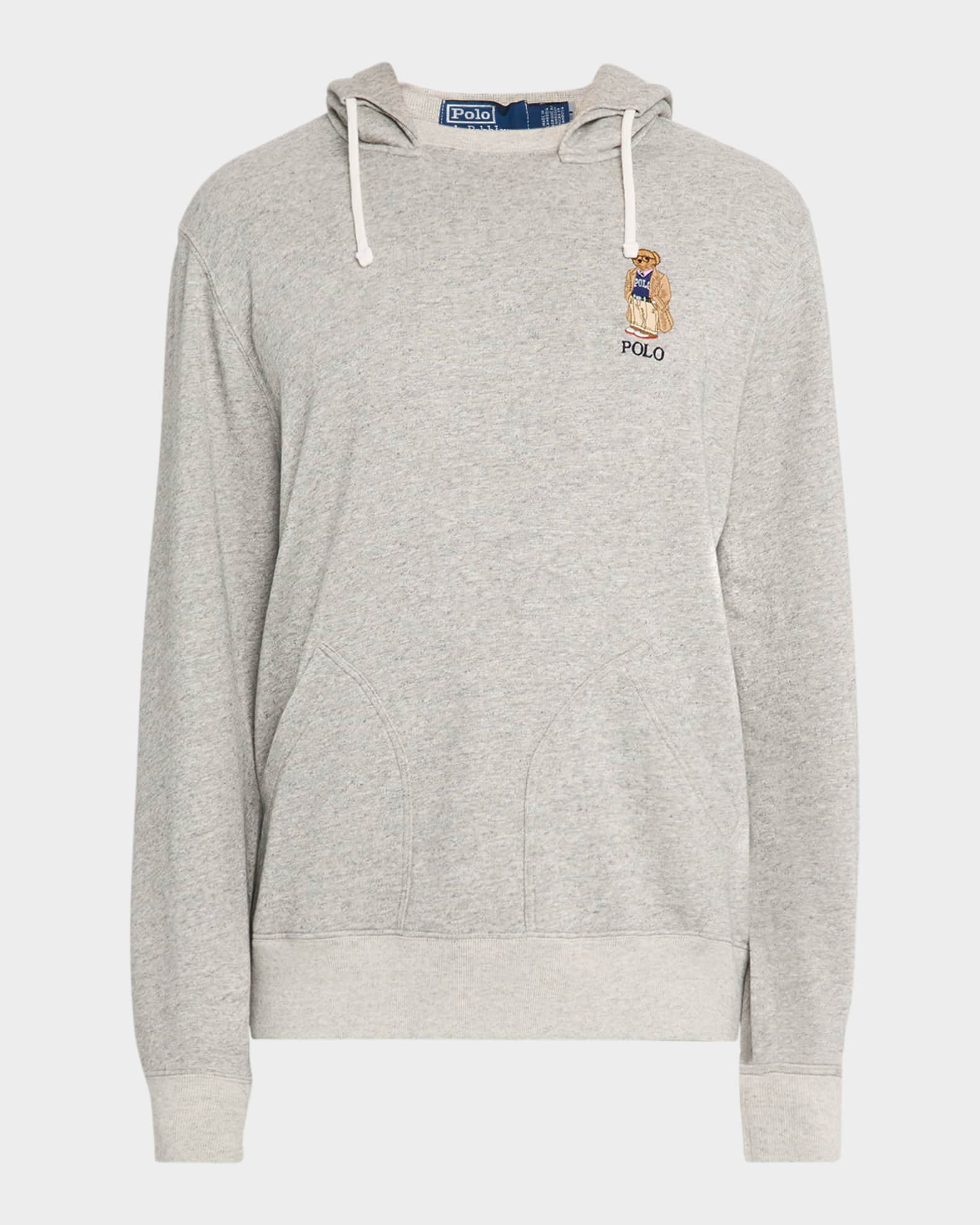 Men's Polo Bear Fleece Hoodie 0