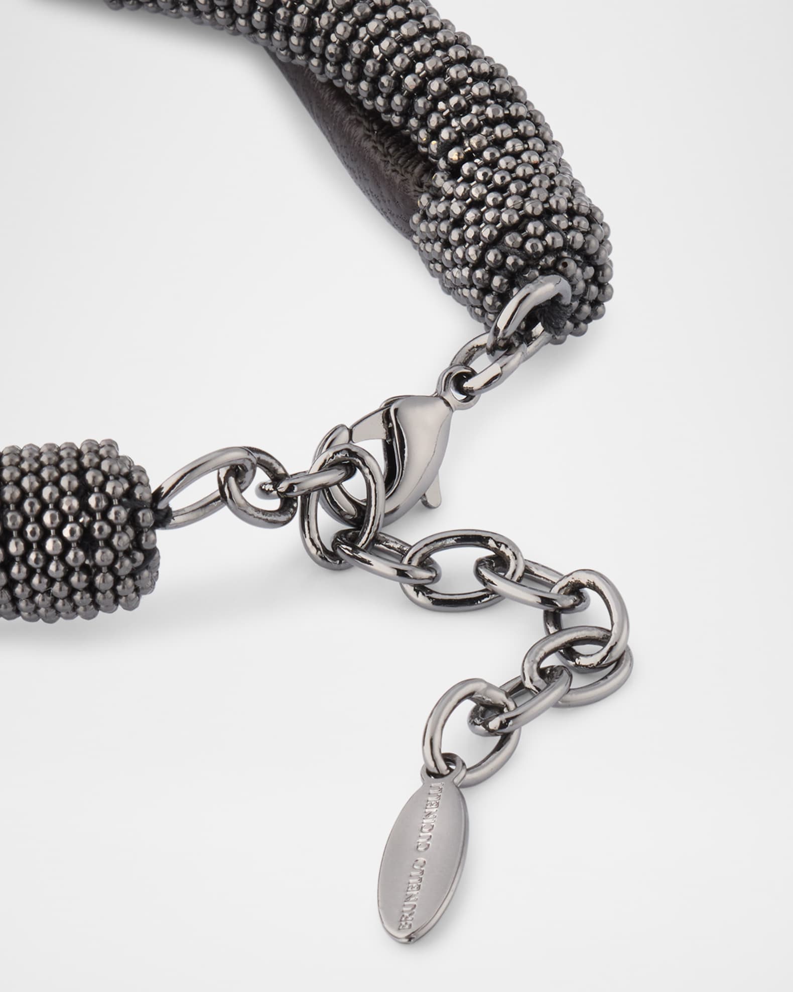 Brunello Cucinelli Monili Leather Twisted Coil Bracelet | Neiman