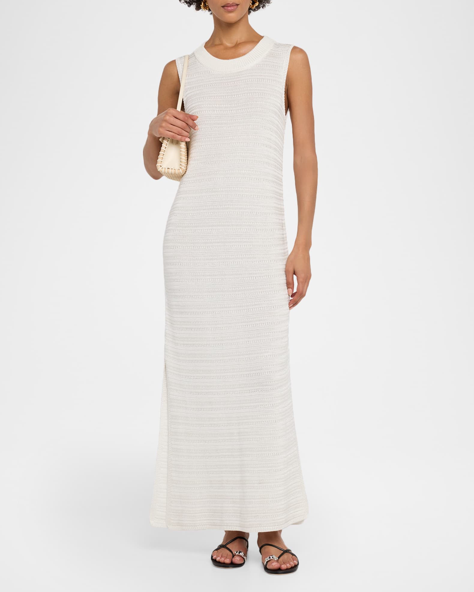 Isla Sleeveless Textured Knit Maxi Dress 1