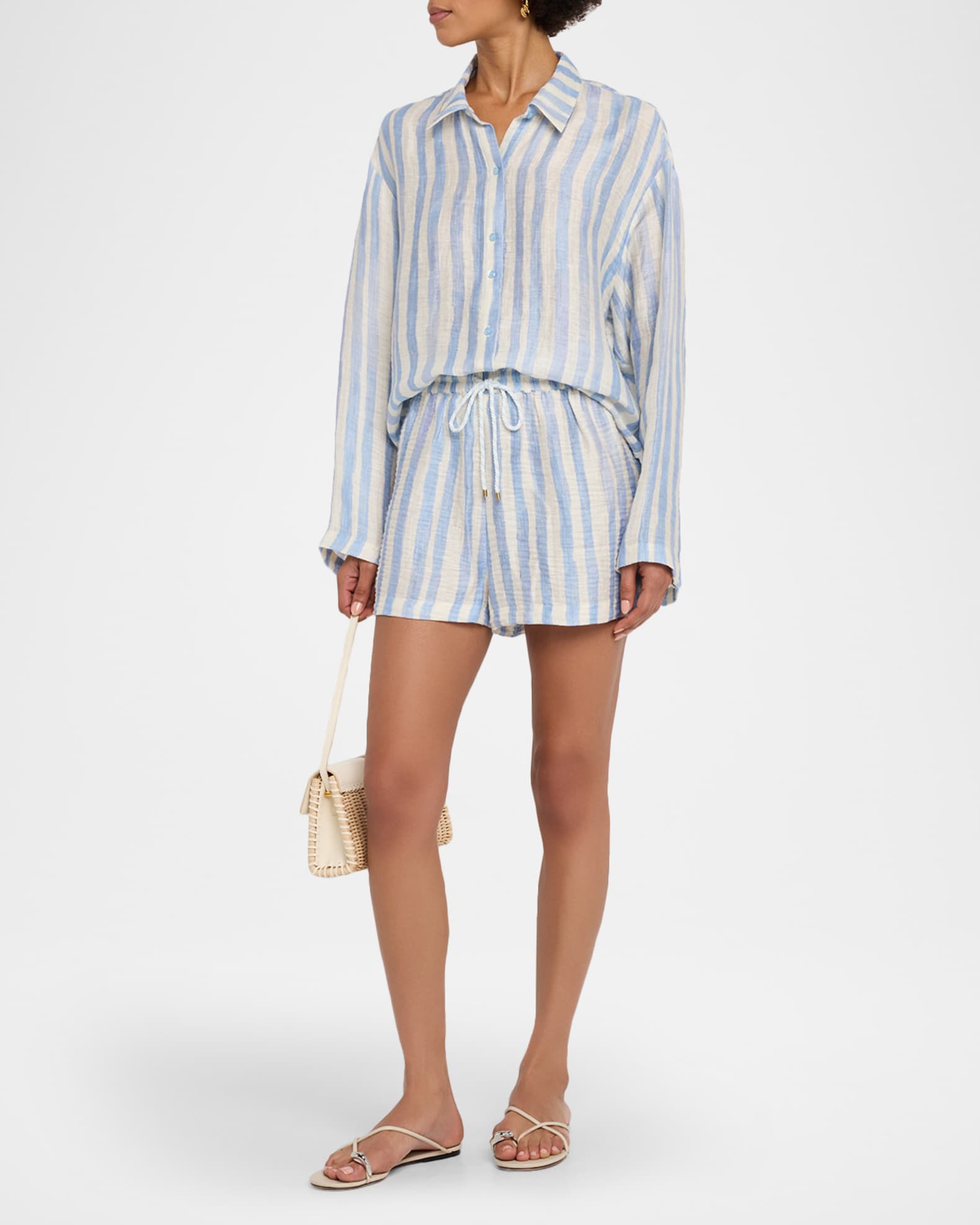 【I AM MARI】Stripe Shirt One-piece ★ Amazon.com: Ripple Junction One Piece Men's Short Sleeve T