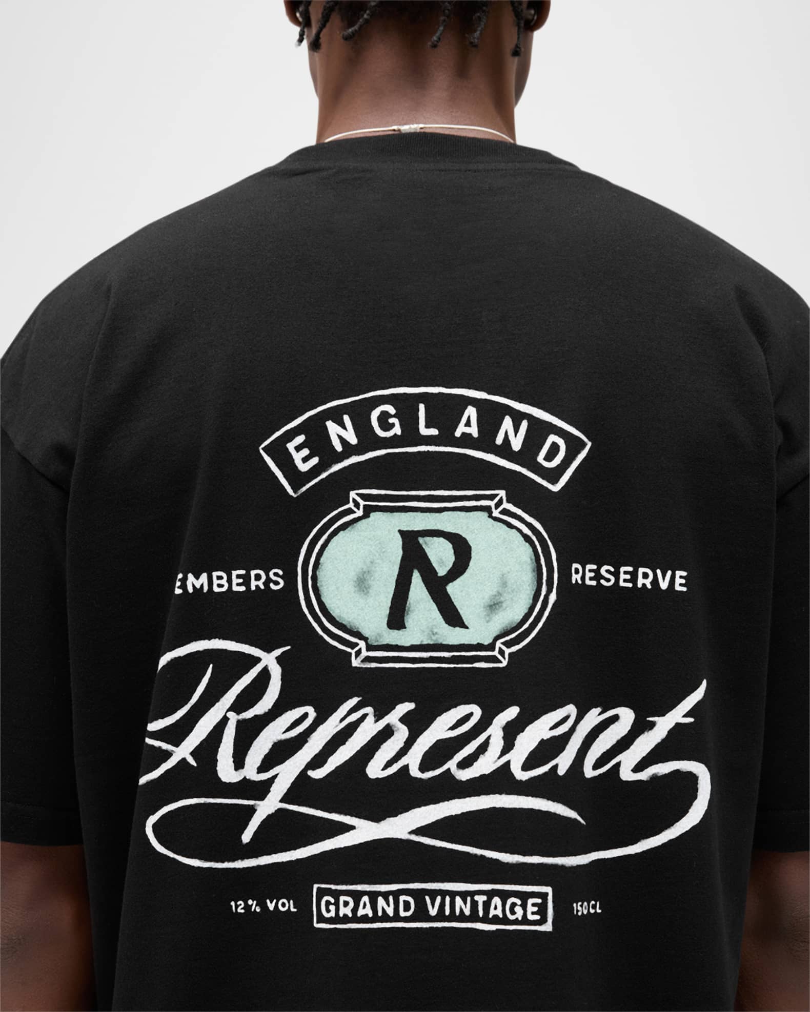 【REPRESENT】★Rep Grand Vintge T-Shirt★ Grand Vintage Hand Drawn T-Shirt - Aged White | REPRESENT