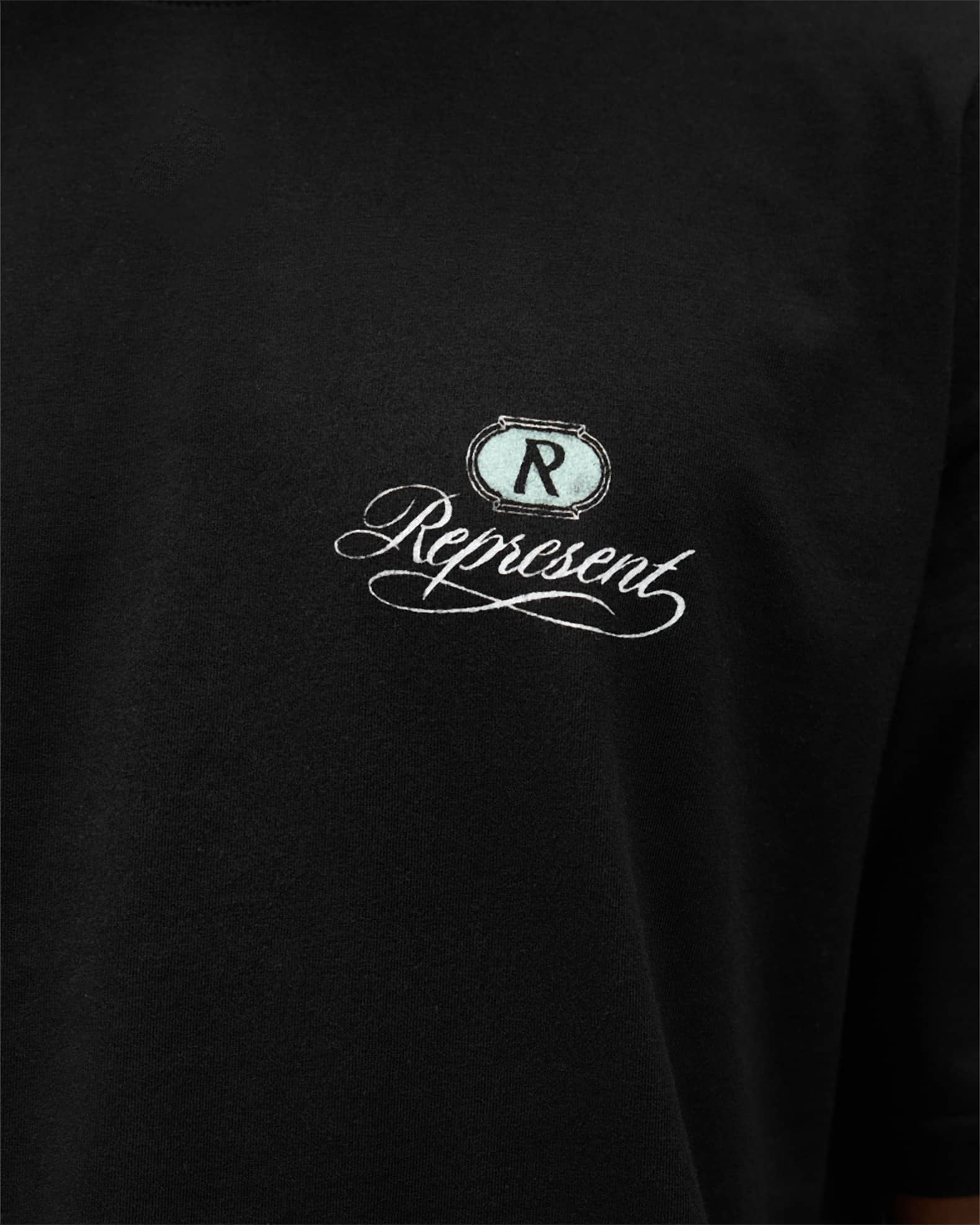 REPRESENT Men's Grand Vintage Hand Drawn Logo T-Shirt