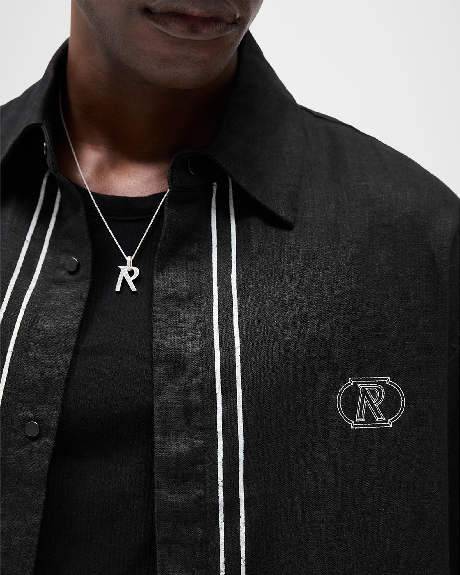 REPRESENT Men's Border Cotton Short-Sleeve Shirt | Neiman Marcus