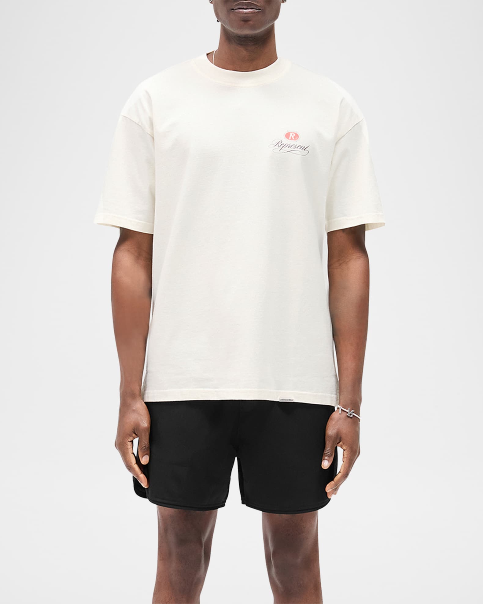 【REPRESENT】★Rep Grand Vintge T-Shirt★ REPRESENT Men's Grand Vintage Hand Drawn Logo T-Shirt