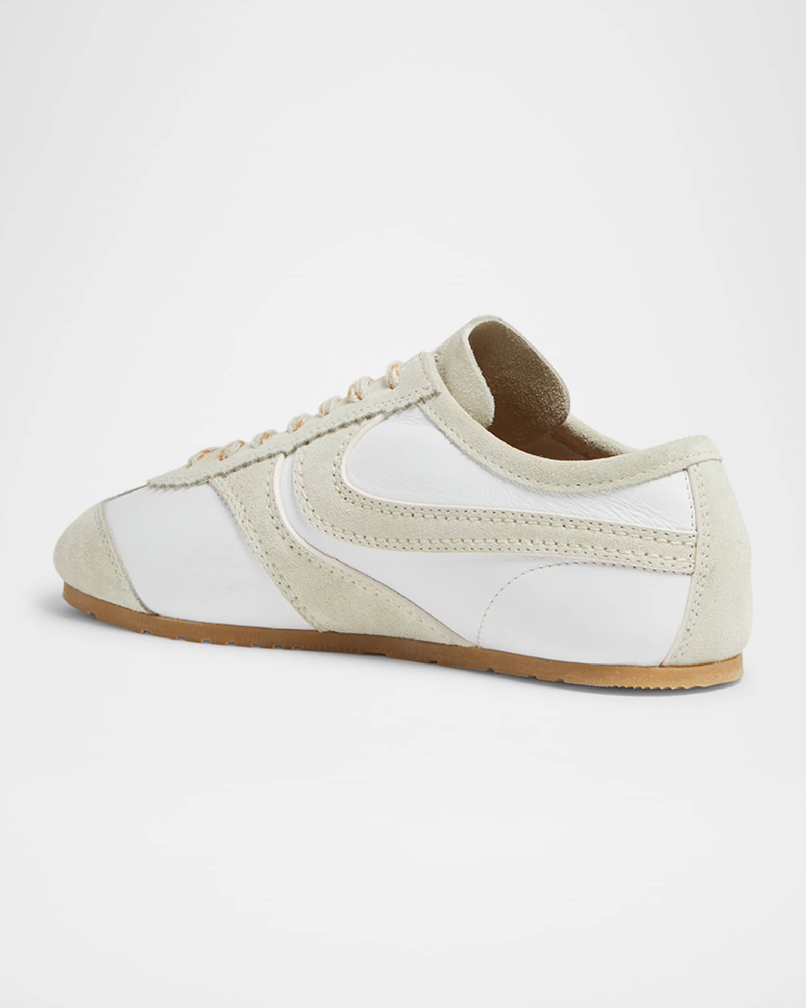 Dustin Mixed Leather Retro Sneakers 1