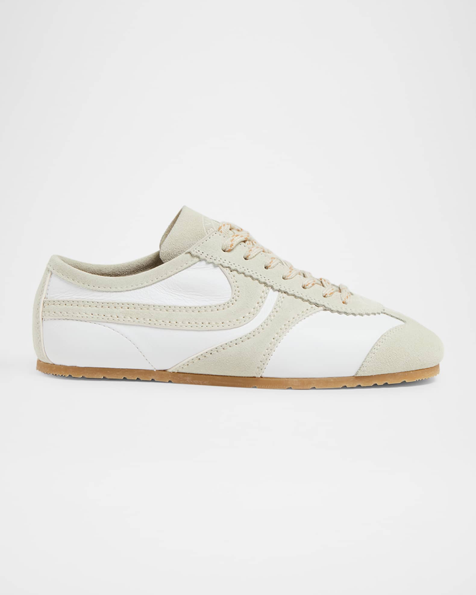 Dustin Mixed Leather Retro Sneakers 0