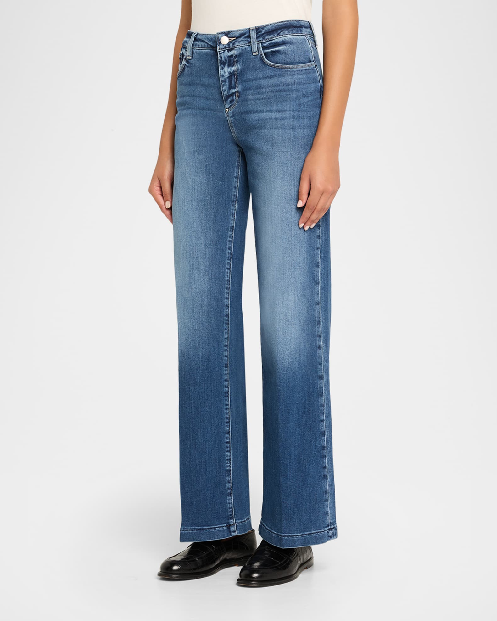 Scottie HR Wide Leg Jean - Fargo
