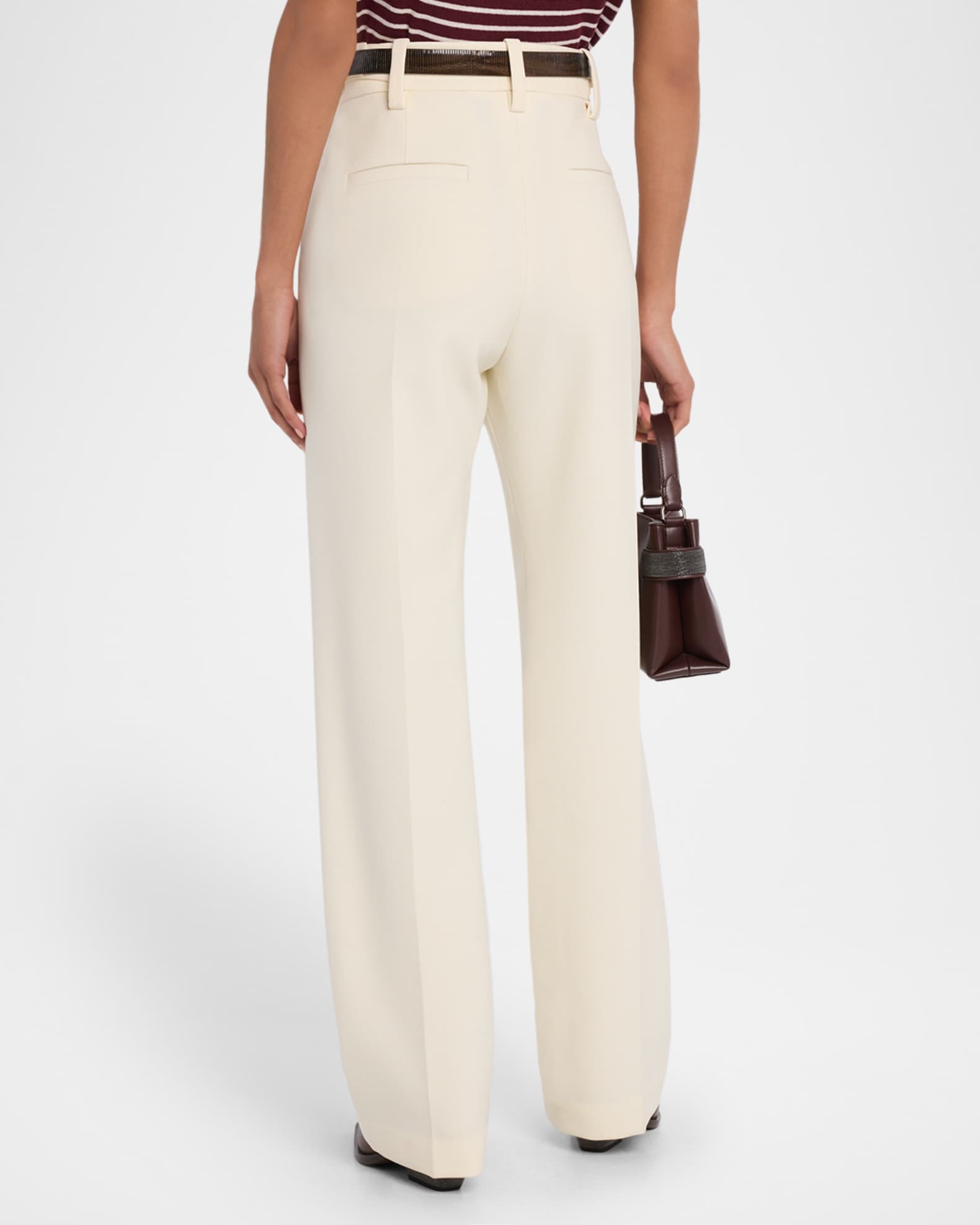 【関税込み】BRUNELLO CUCINELLI DOUBLE PENCE PANTS Brunello Cucinelli Men's Cotton and Wool Double-Pleated