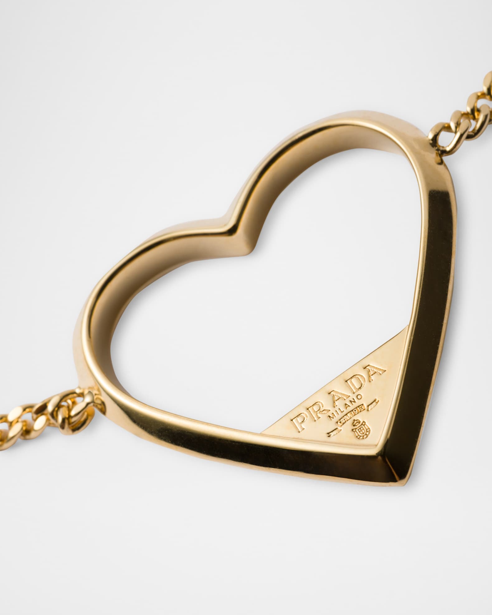 Heart Brass Chain Bracelet 1