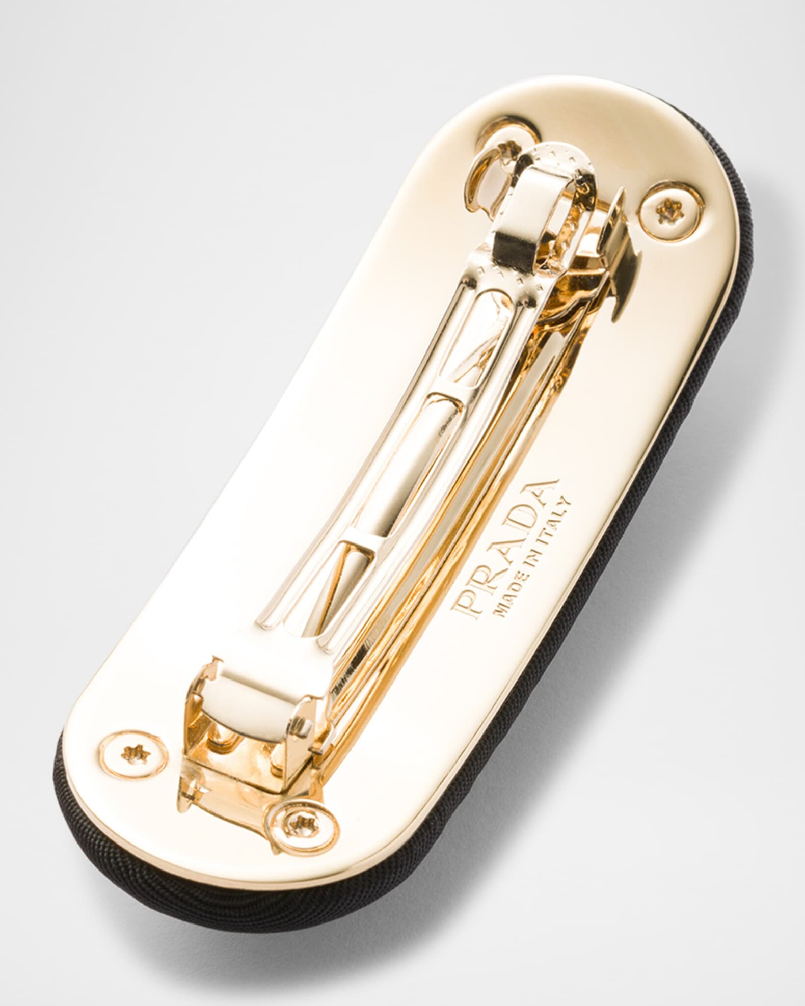 Prada Triangle Re-Nylon Hair Clip | Neiman Marcus