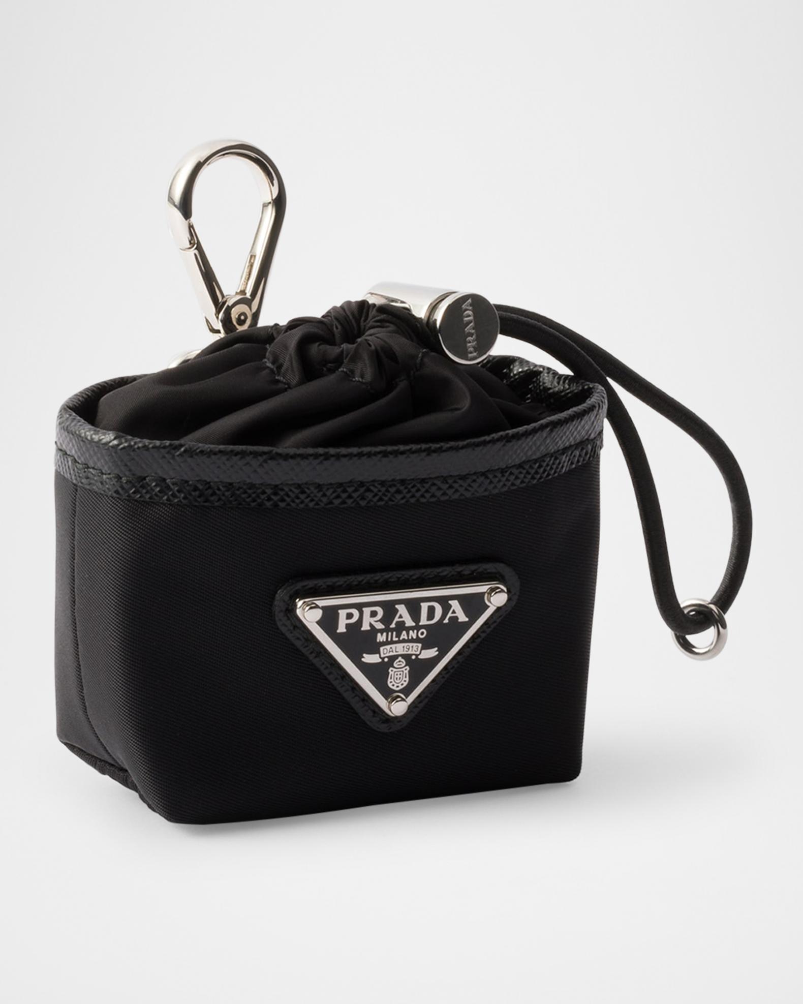 Prada Men's Re-Nylon Mini Pouch Bag Charm | Neiman Marcus