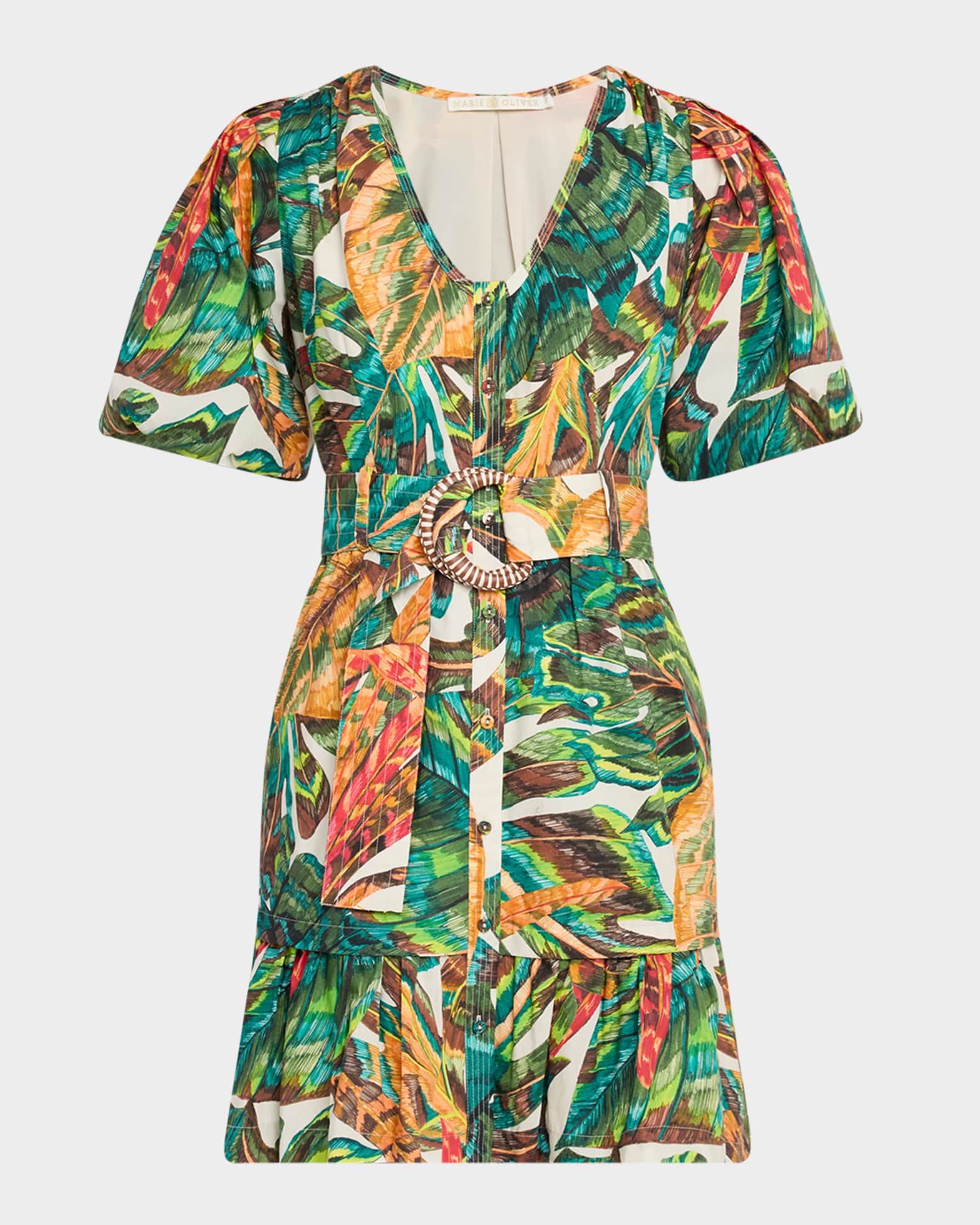 Marie Oliver Women's Gwyneth Dress - Multi - Size 10 - Paradise