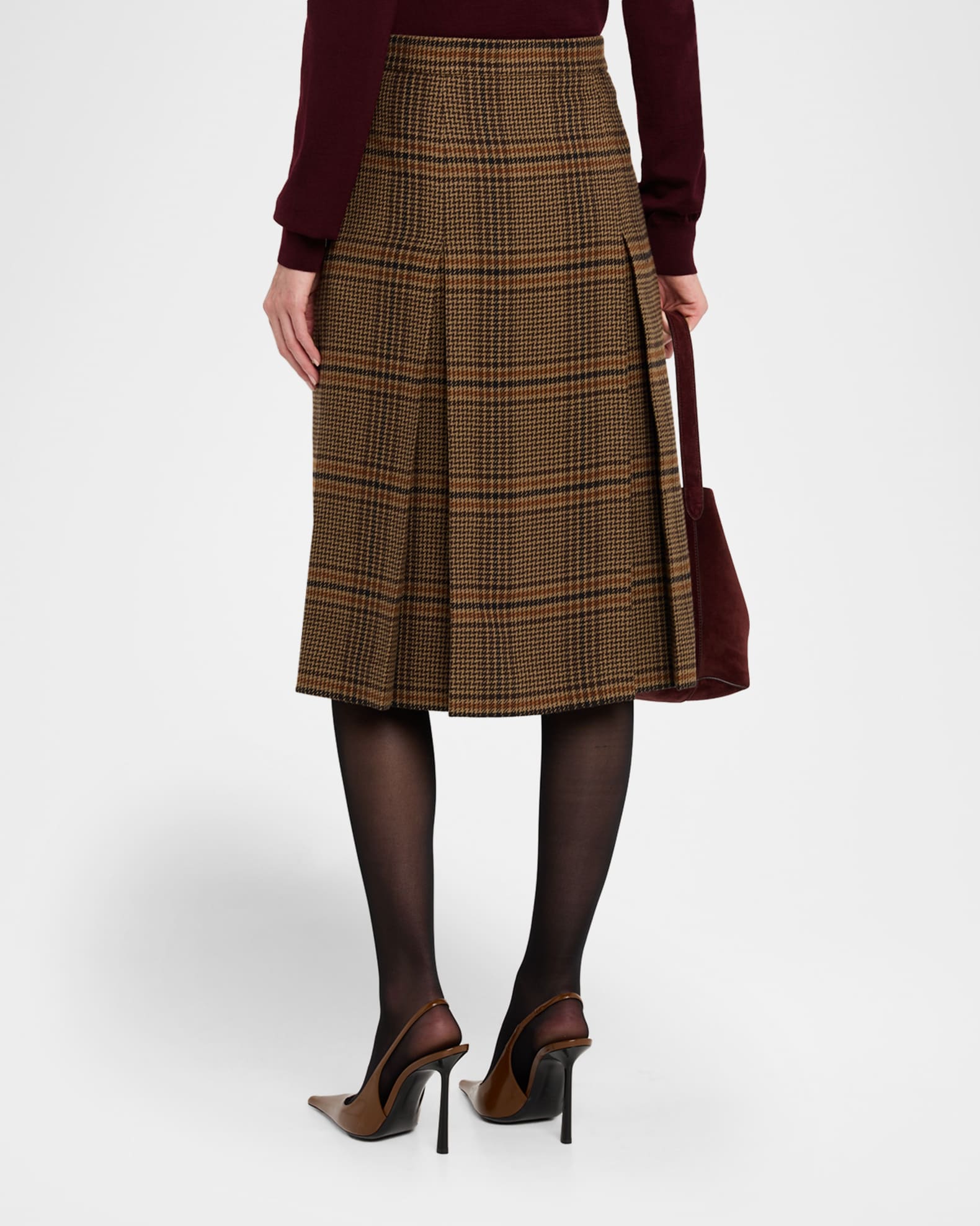 Jupe Mi-midi En Laine Mélangée Jones New York – Coupe A-line – Taille 14 – Gris – Occasion