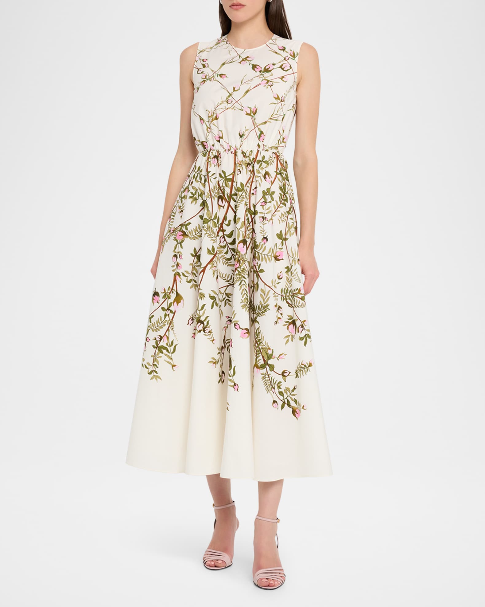 ワンピース GIAMBATTISTA VALLI MIDI DRESS 0400021951433_IVORYMULTI?wid=