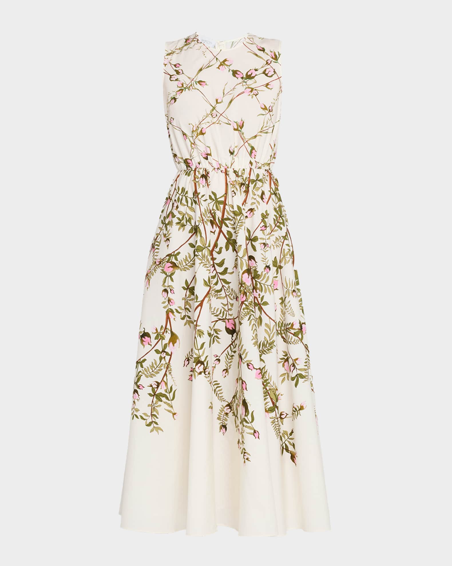 【関税込み】GIAMBATTISTA VALLI Floral dress GIAMBATTISTA VALLI Gathered floral-print silk-chiffon gown