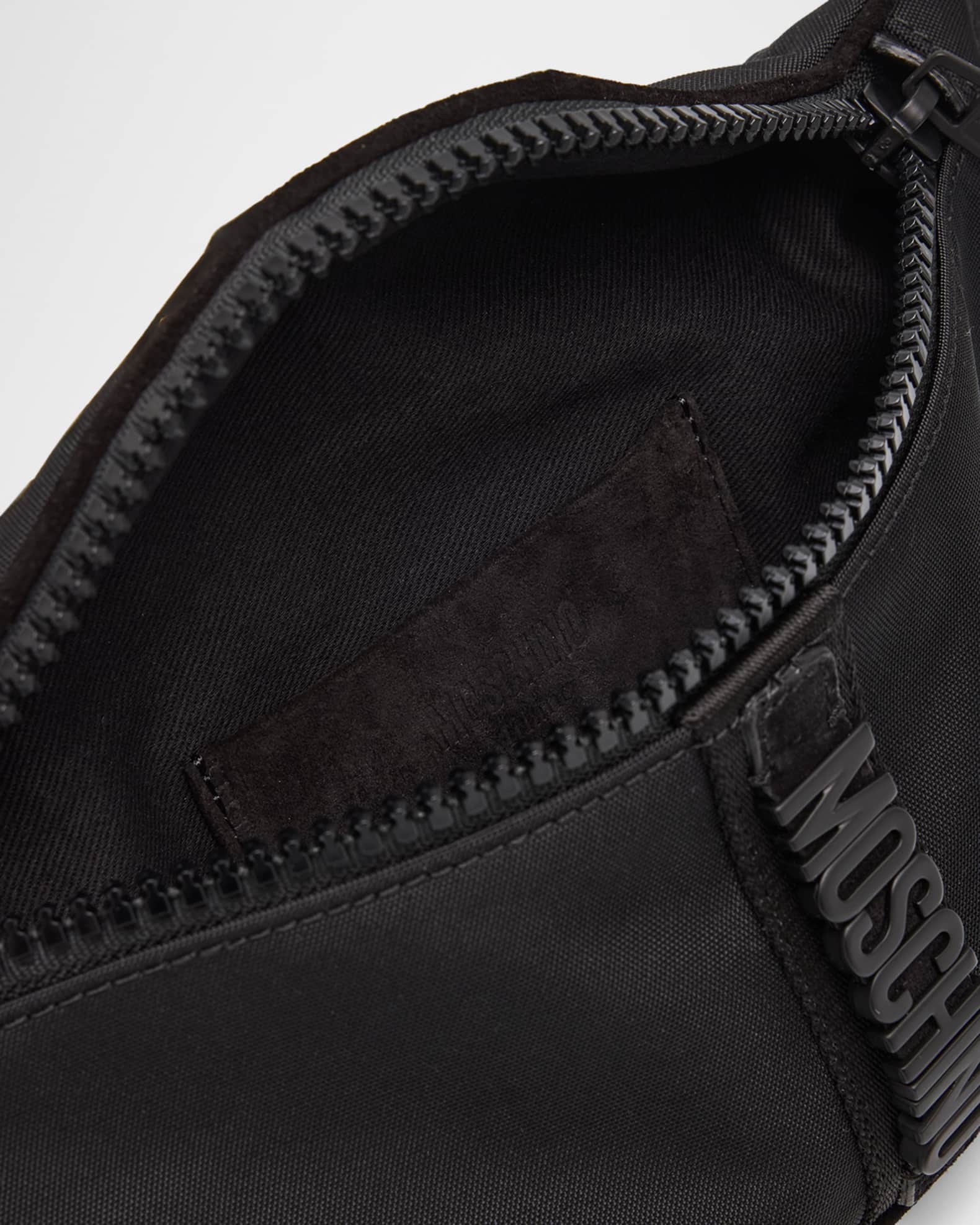 Moschino Men's Carry Me Cordura Nylon Belt Bag | Neiman Marcus