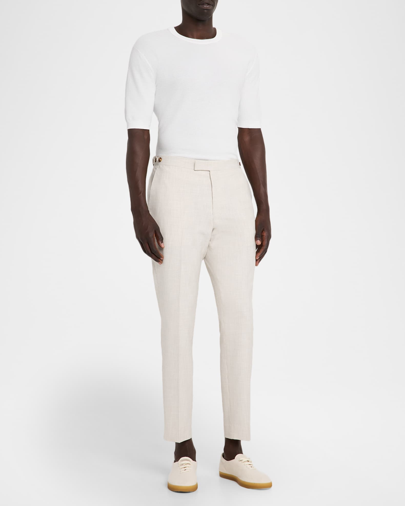 Men's Kai Hairline Stripe Tapered Trousers 1