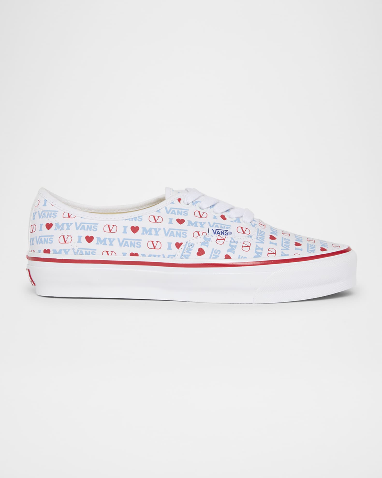Valentino Garavani x Vans Authentic VLogo Canvas Sneakers | Neiman