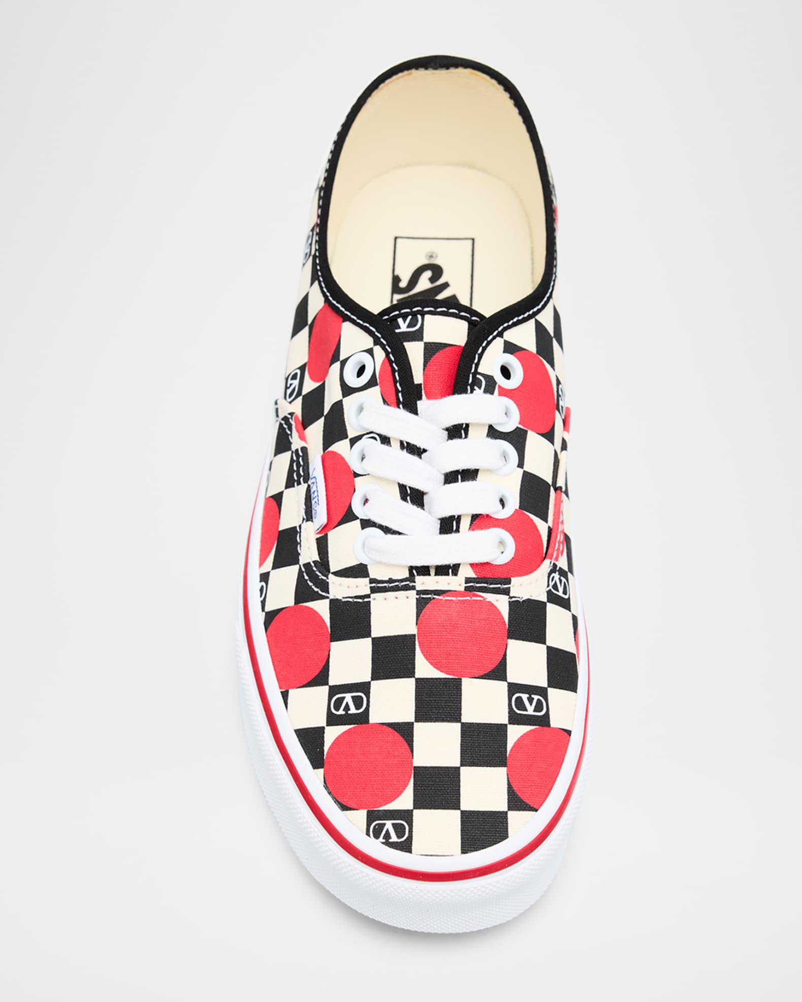 Valentino Garavani x Vans Authentic Checkered VLogo Sneakers