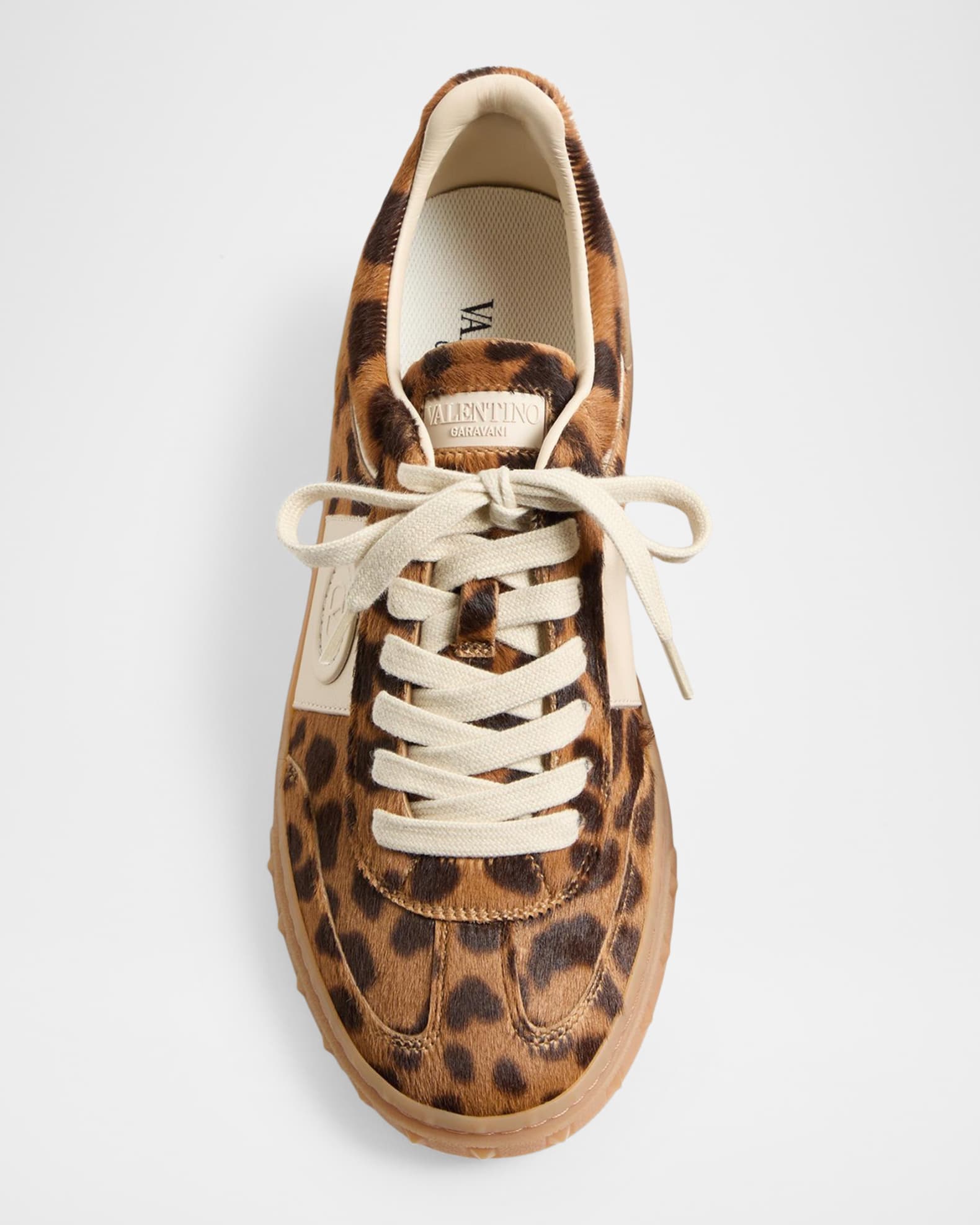 【Valentino Garavani】 VALENTINO GARAVANI スニーカー Valentino Garavani UpVillage Leopard Calf Hair Sneakers