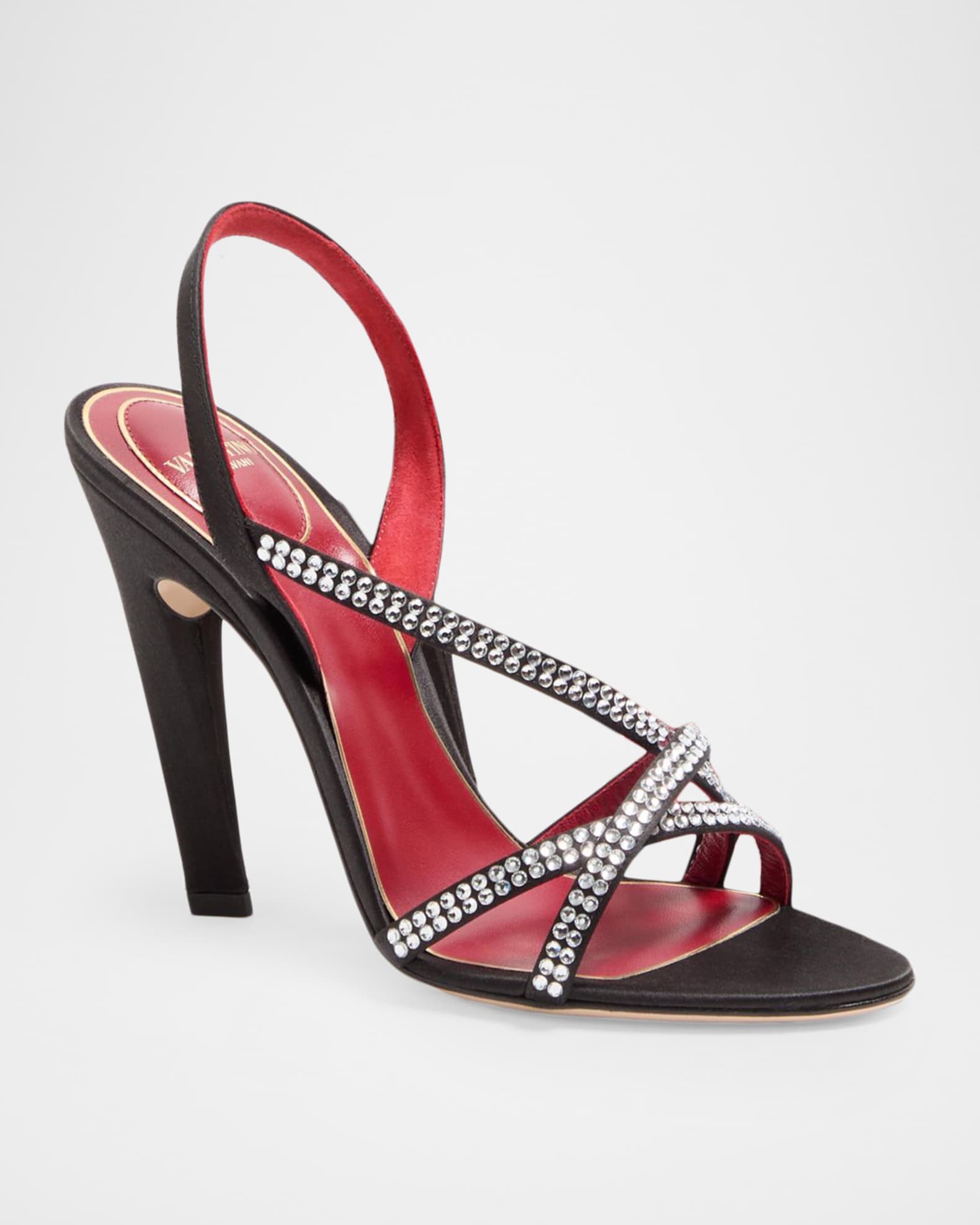 Dans Le Foyer Embellished Slingback Sandals