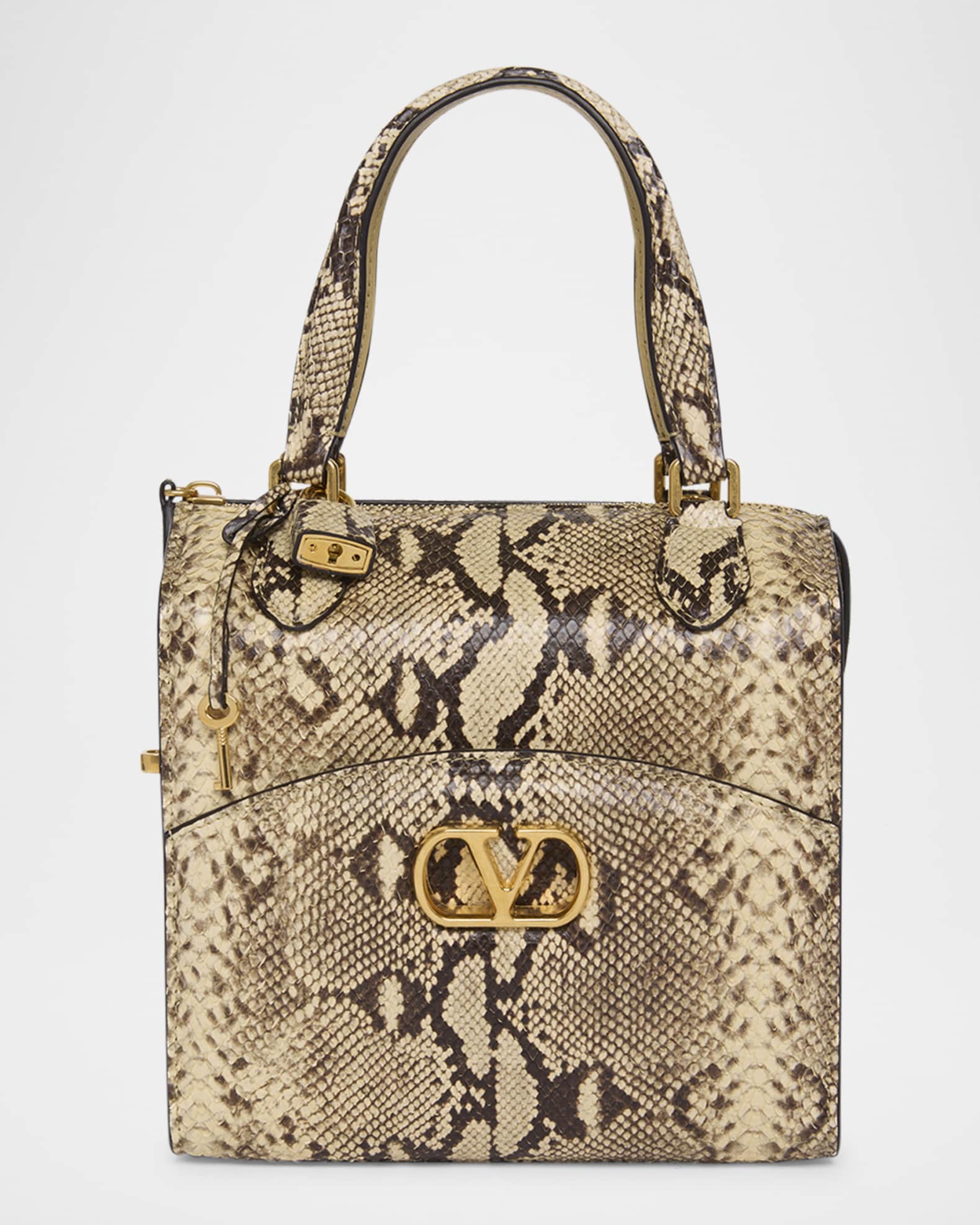 Valentino Garavani Vain-Case Snakeskin Crossbody Bag | Neiman Marcus