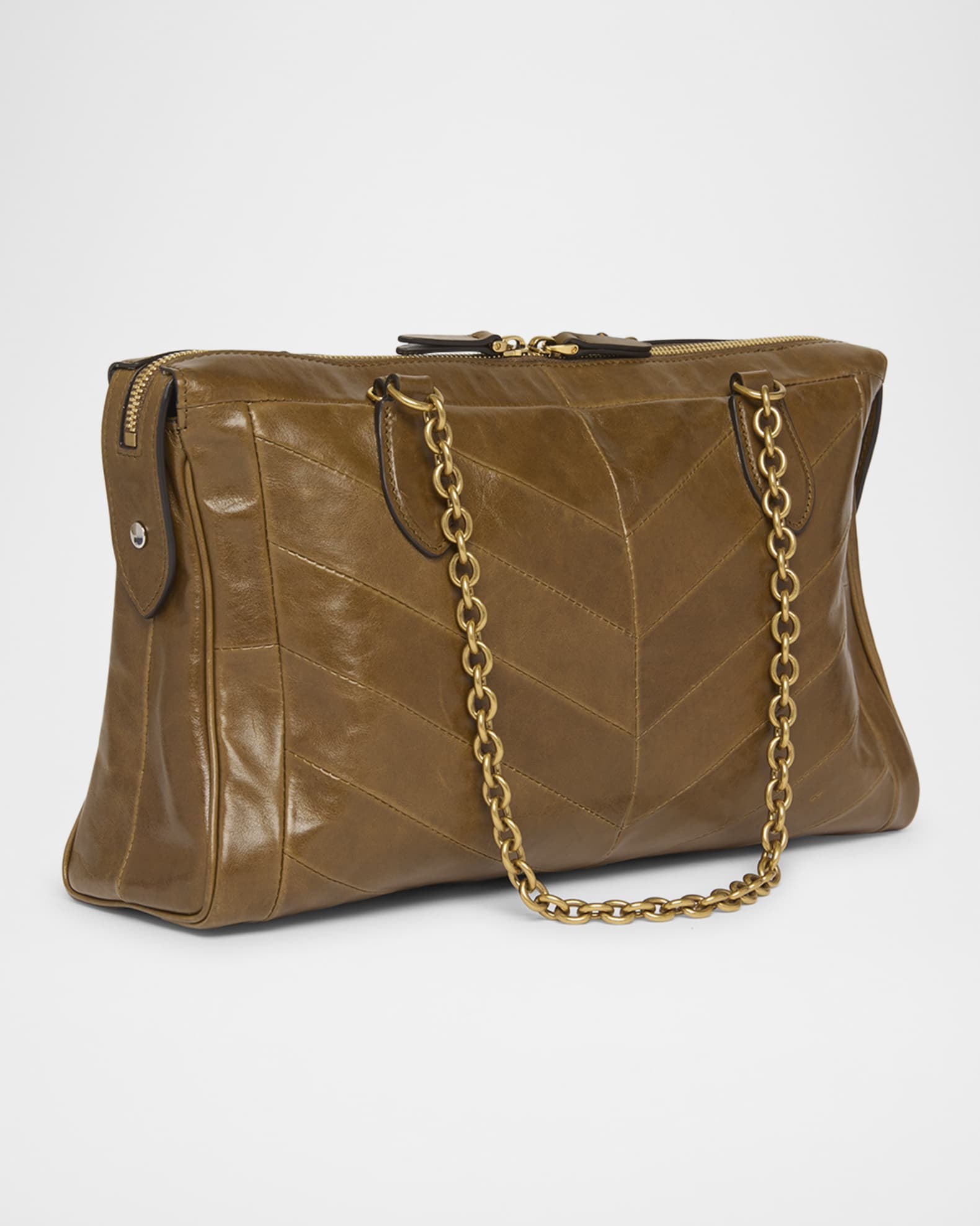 Panthea chevron Shoulder Bag