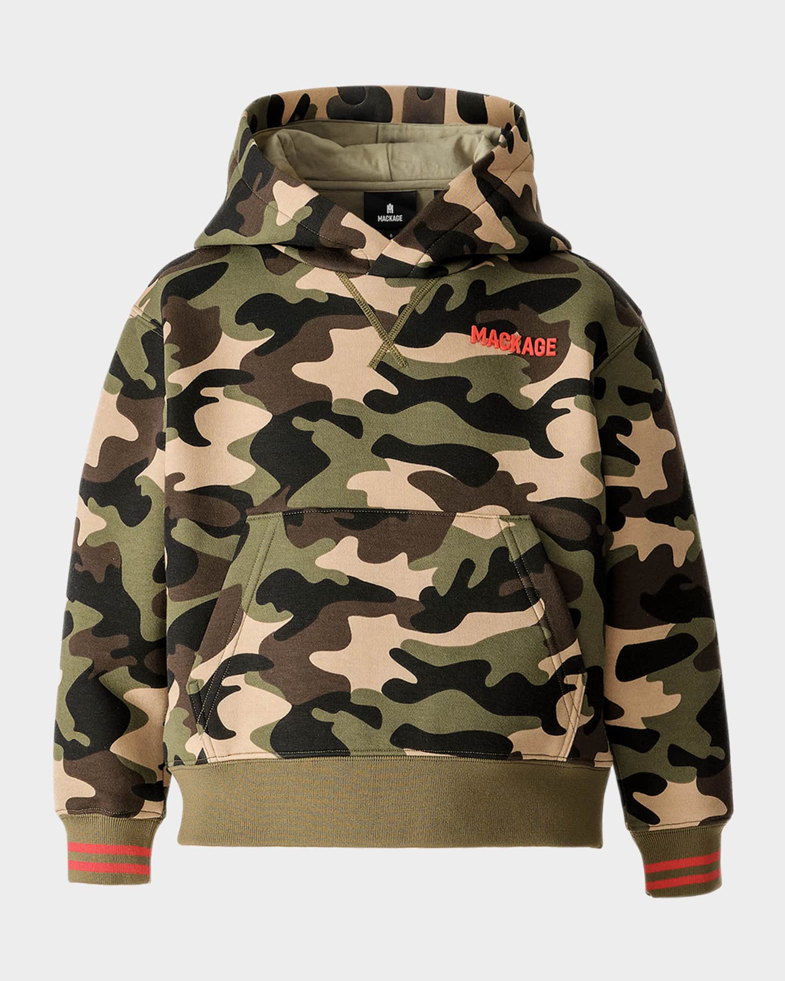 Kid's Dru Camo Hoodie, Size Size 8-14 0
