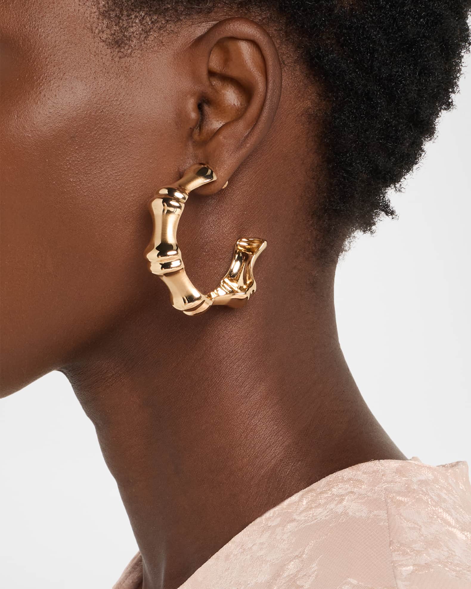 Bambu Hoop Earrings 1