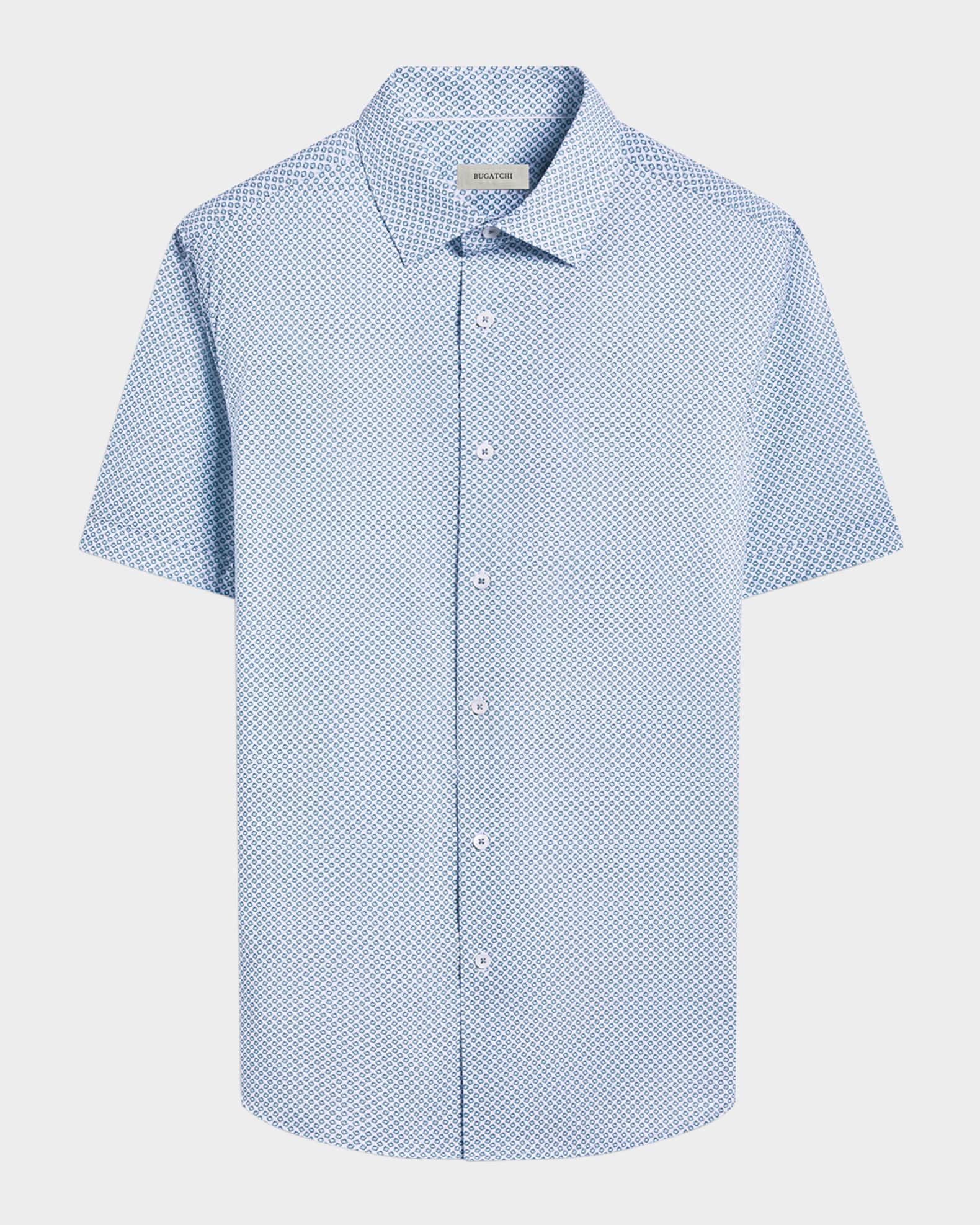 Men's Miles OoohCotton Geometric Short-Sleeve Shirt 0