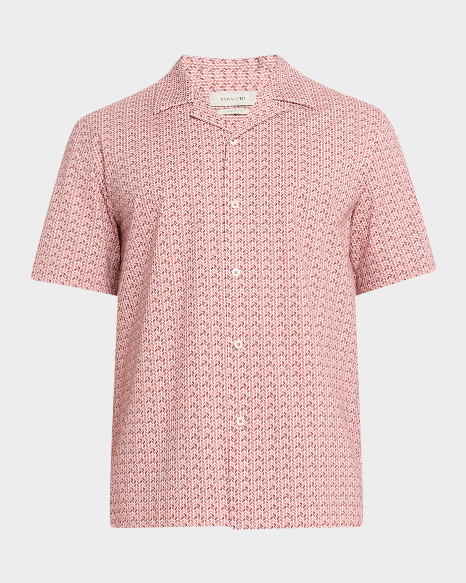 Men's OoohCotton Herringbone Camp Shirt 0