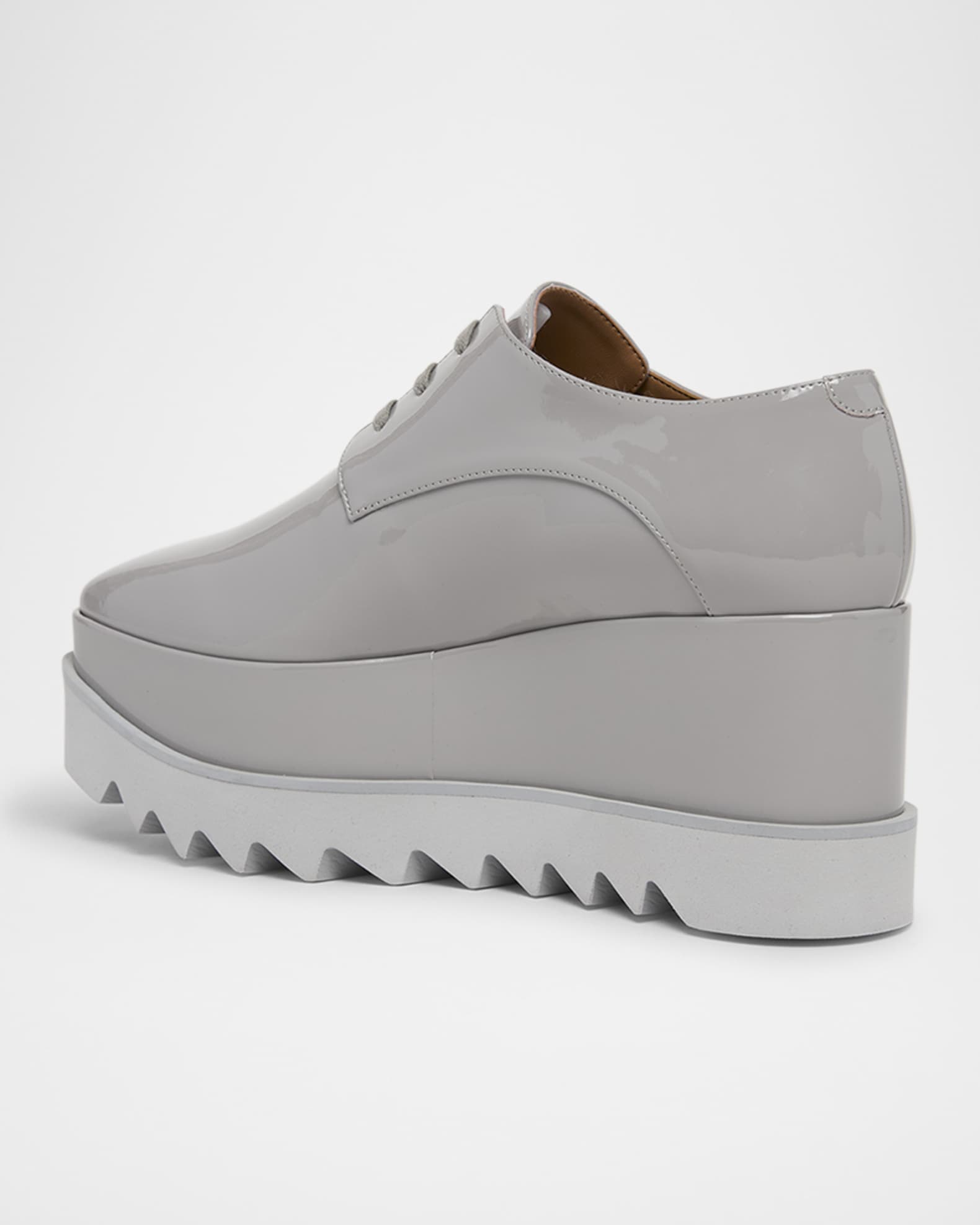 【t.a】Stella McCartney ✳︎35 1/2✳︎ Stella McCartney Sneak-Elyse Toothed-Sole Platform Sneakers