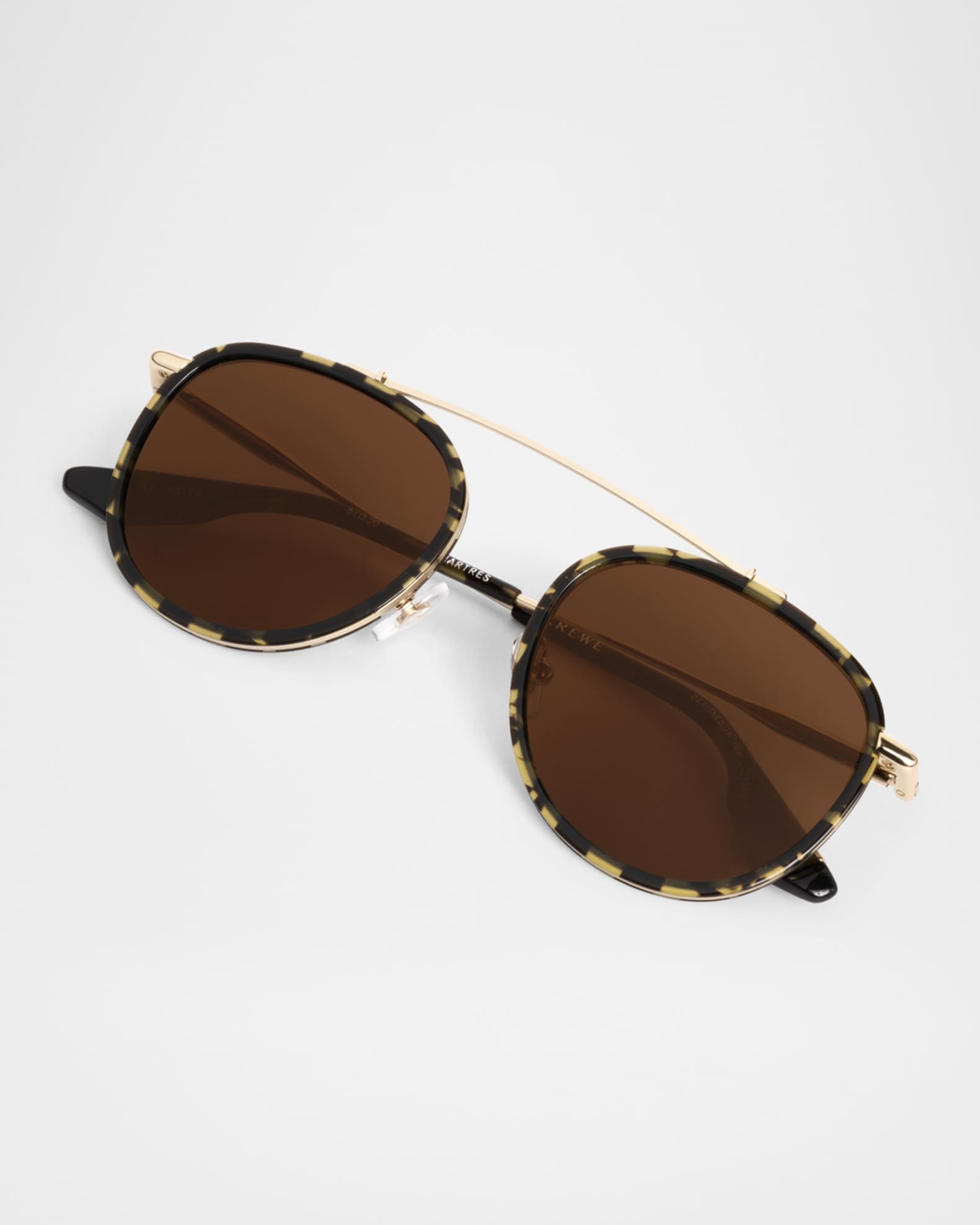 Chartres Acetate & Stainless Steel Aviator Sunglasses 1