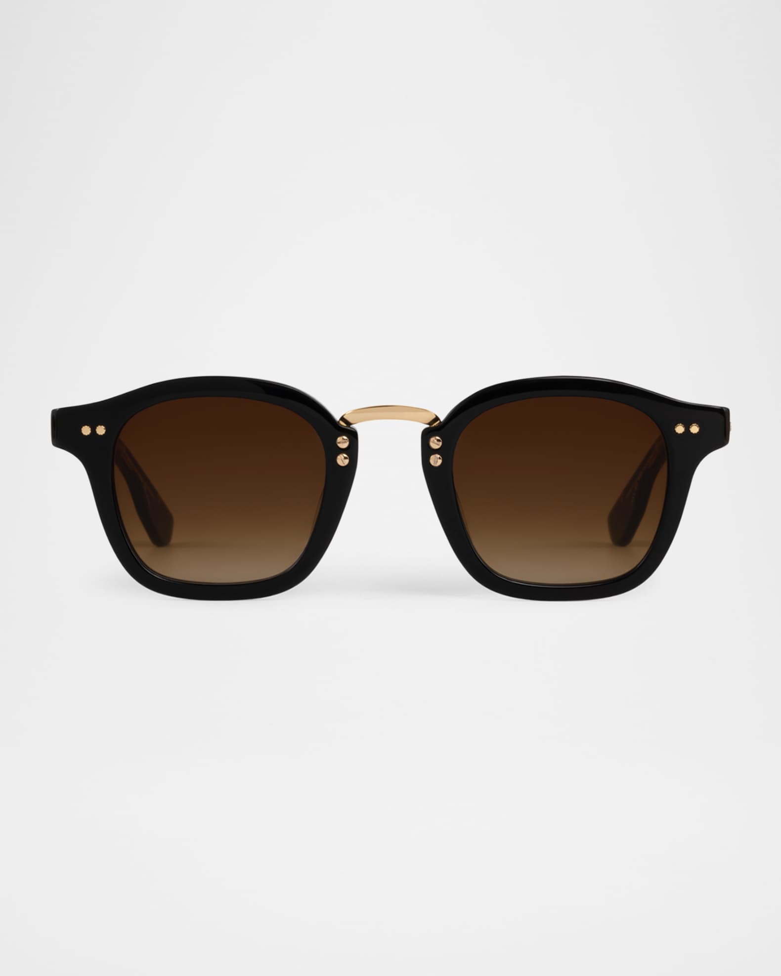 Campbell Acetate & Stainless Steel Round Sunglasses 0