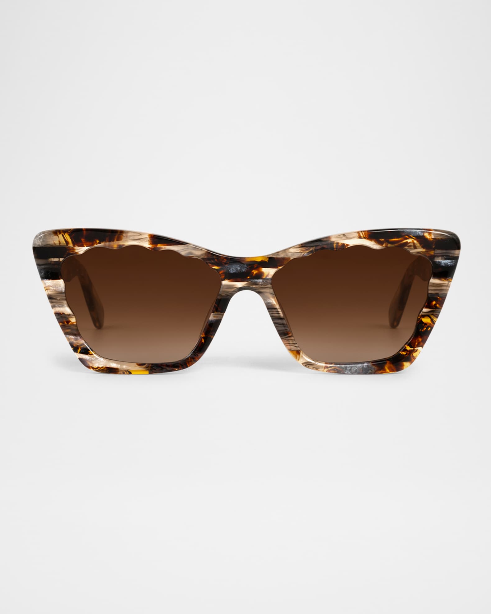 Brigitte Acetate Cat-Eye Sunglasses 0