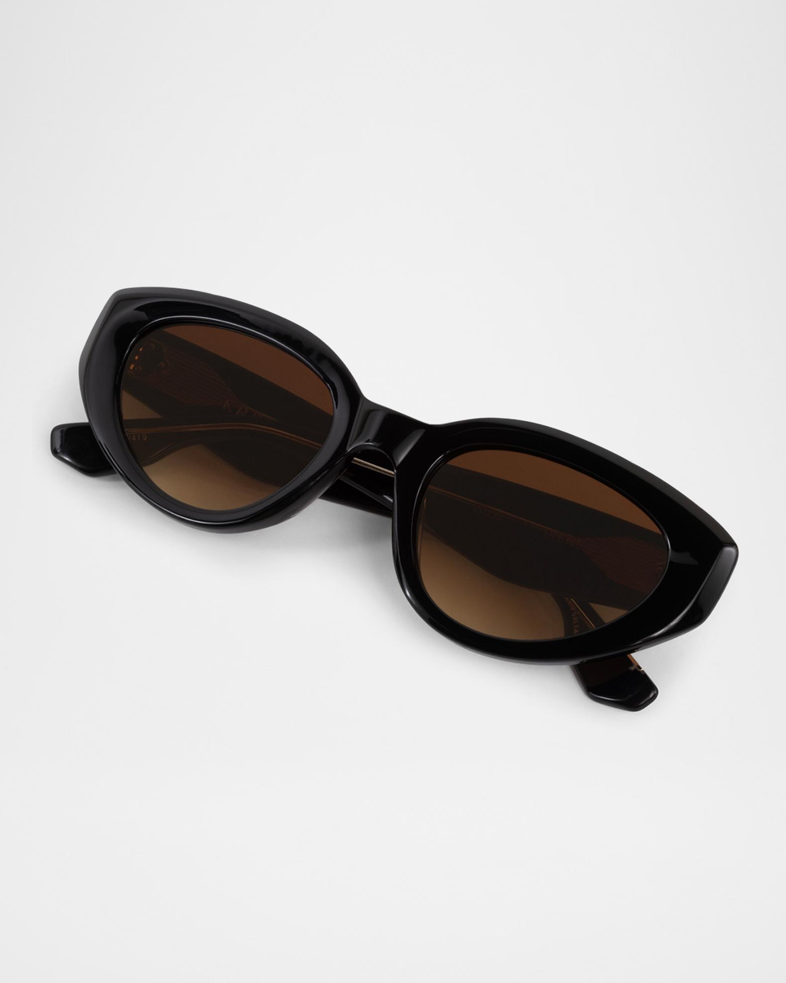 NEW KREWE women\'s irene sunglasses in black/black & crystal IRENE | KREWE main image 4
