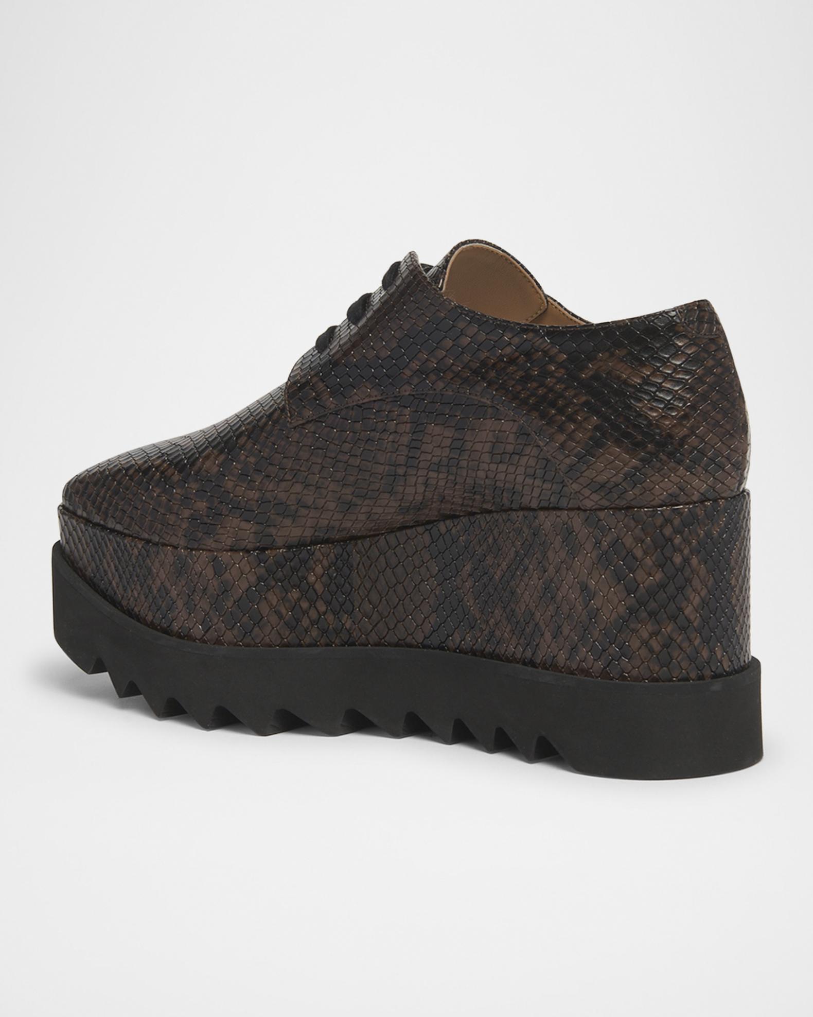 Stella McCartney Elyse Snake Platform Loafers | Neiman Marcus