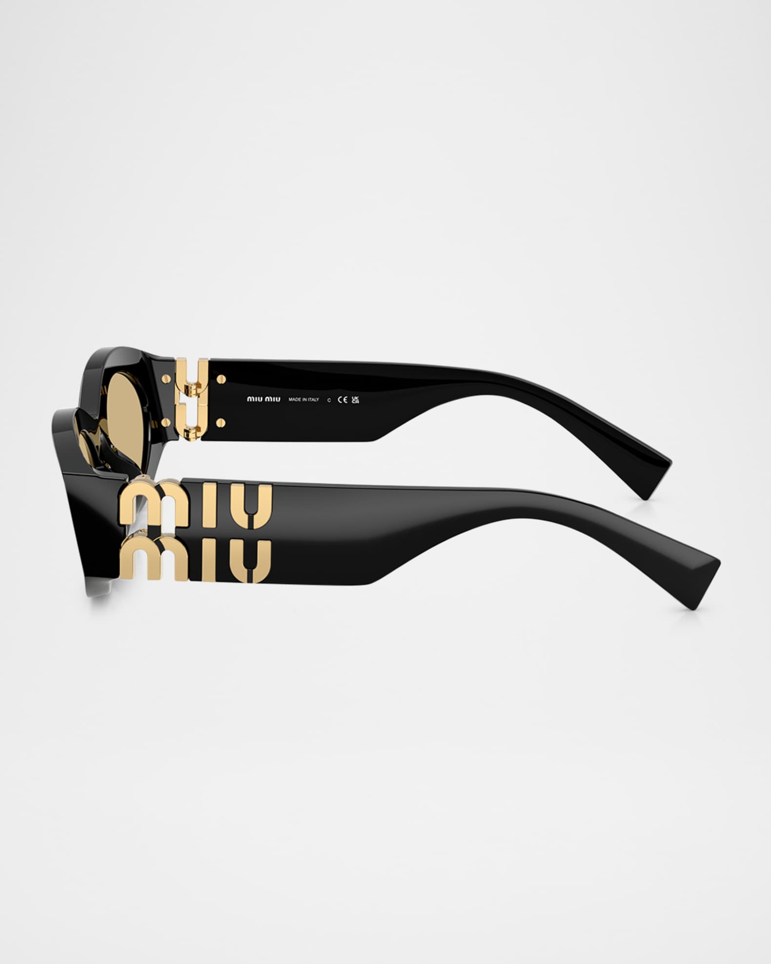 Miu Miu MU 11WS Acetate Oval Sunglasses | Neiman Marcus