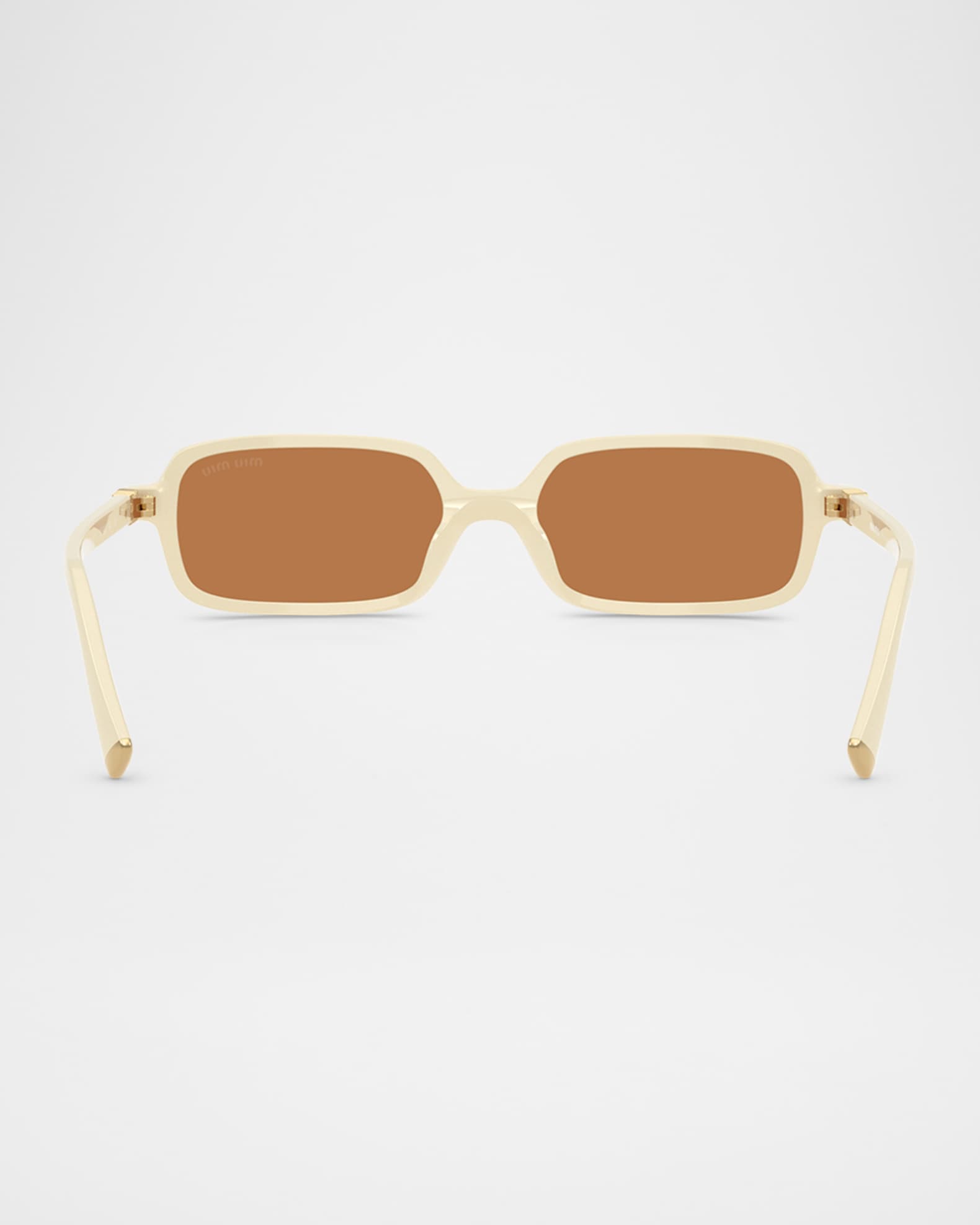 Miu Miu MU 11ZSF Acetate Rectangular Sunglasses | Neiman Marcus