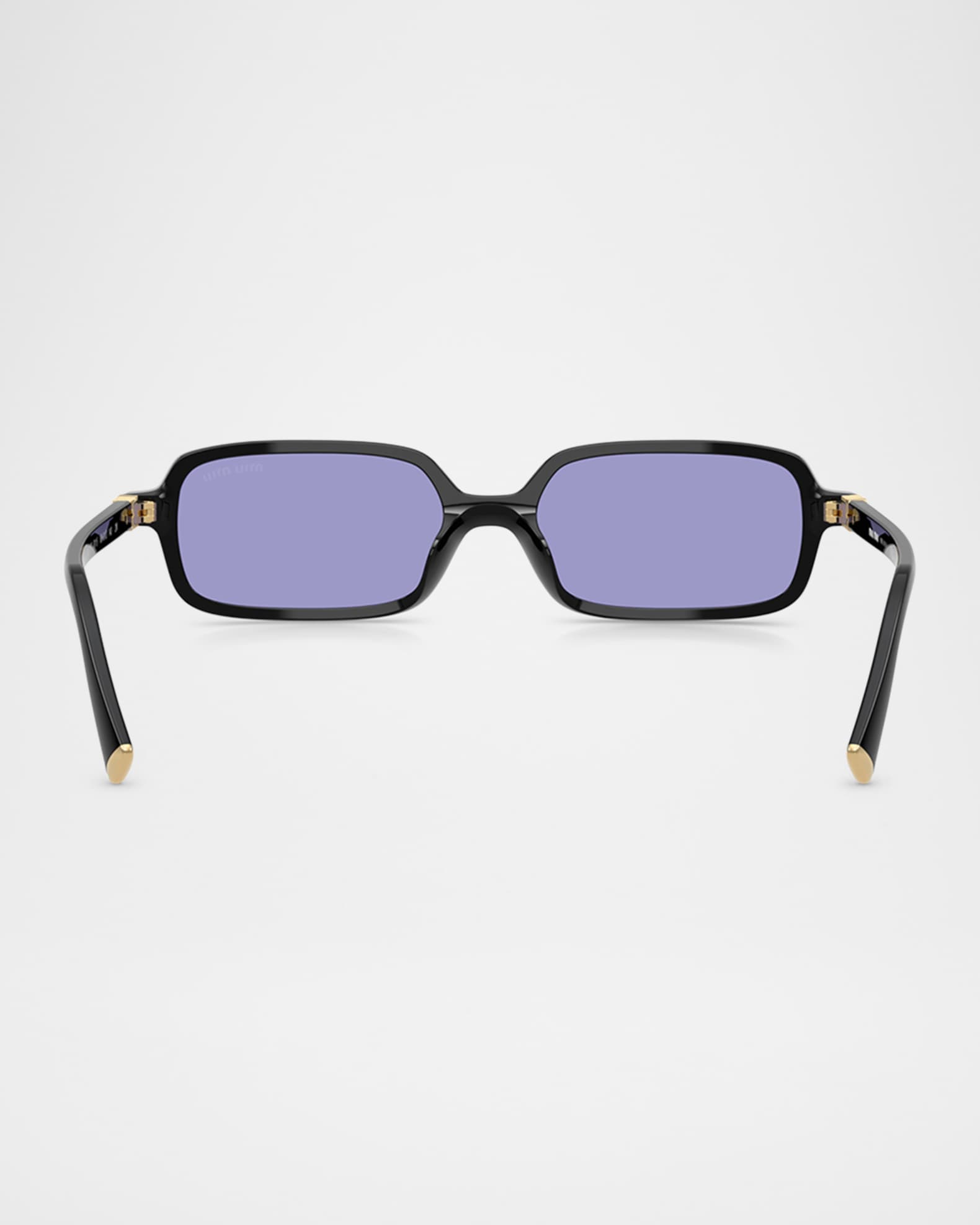 Miu Miu MU 11ZSF Acetate Rectangular Sunglasses | Neiman Marcus