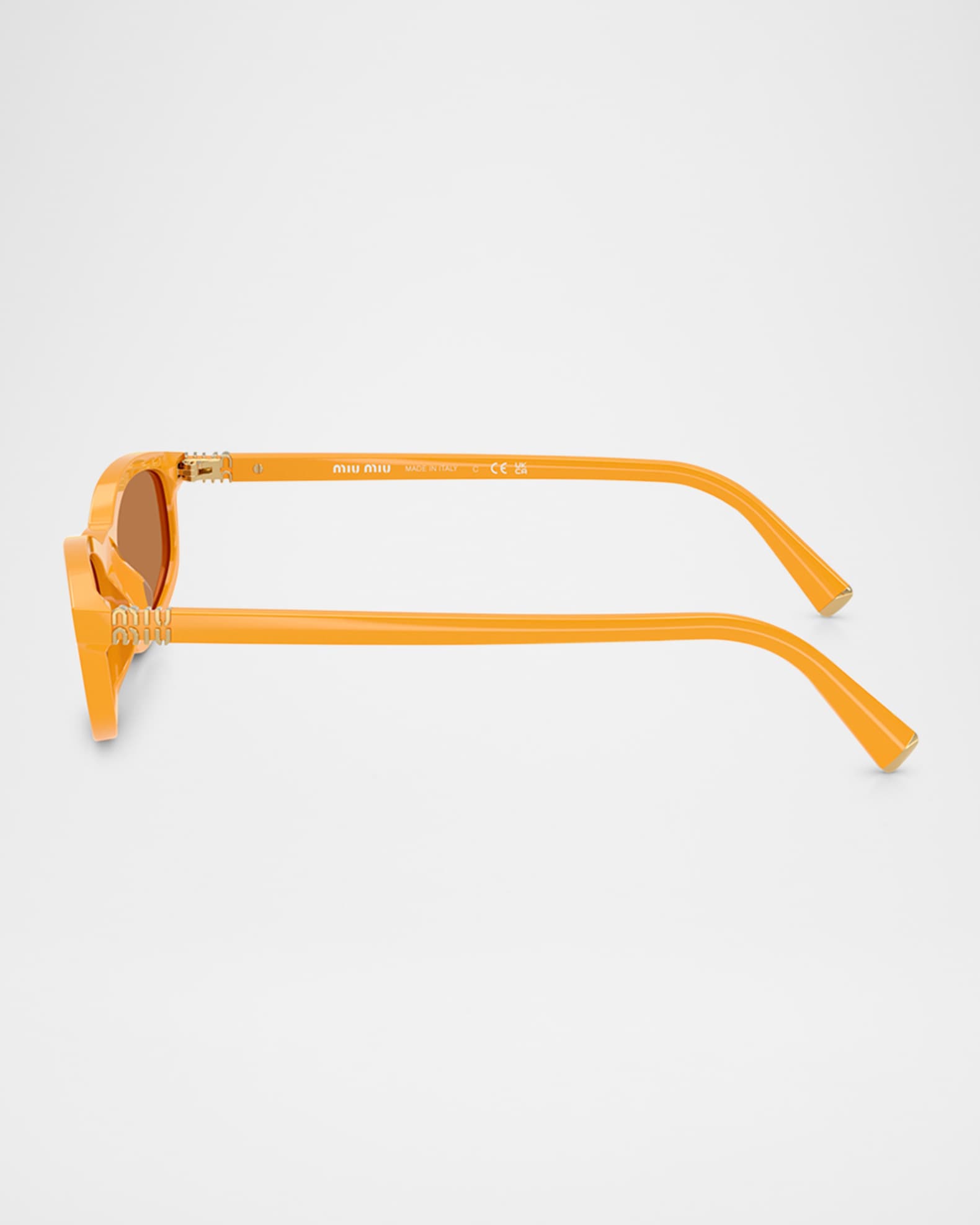 MU A06S Acetate Oval Sunglasses 1