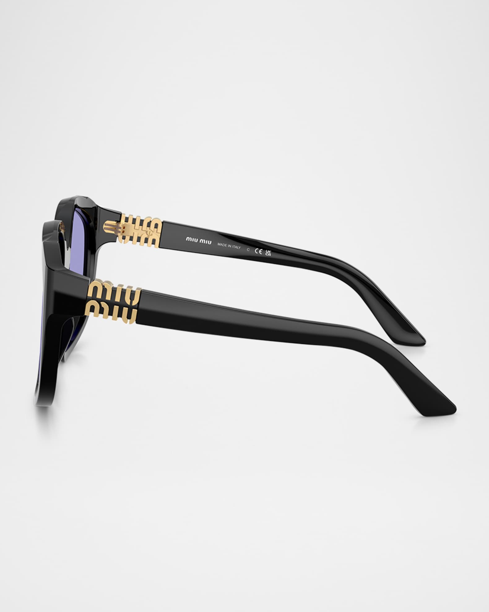 Miu Miu MU A07SF Acetate Square Sunglasses | Neiman Marcus